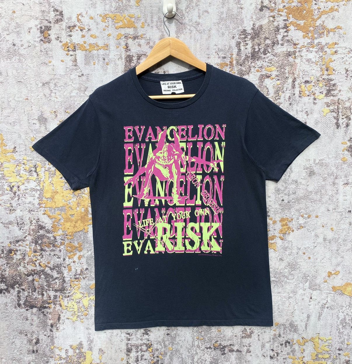 Anime Vintage Anime Evangelion X Risk Tee©️Gainax.khara/Project Eva Size US S / EU 44-46 / 1 - 1 Thumbnail