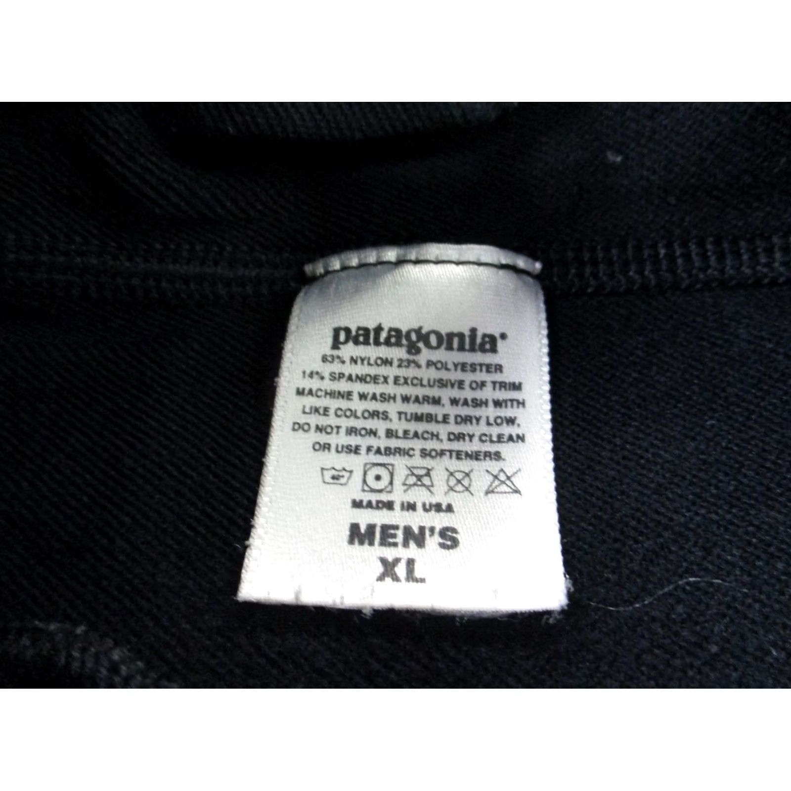 Patagonia VINTAGE Patagonia Jacket Mens XL Black Nylon Active Outdoors Hiking Tech Lined Size US XL / EU 56 / 4 - 6 Thumbnail