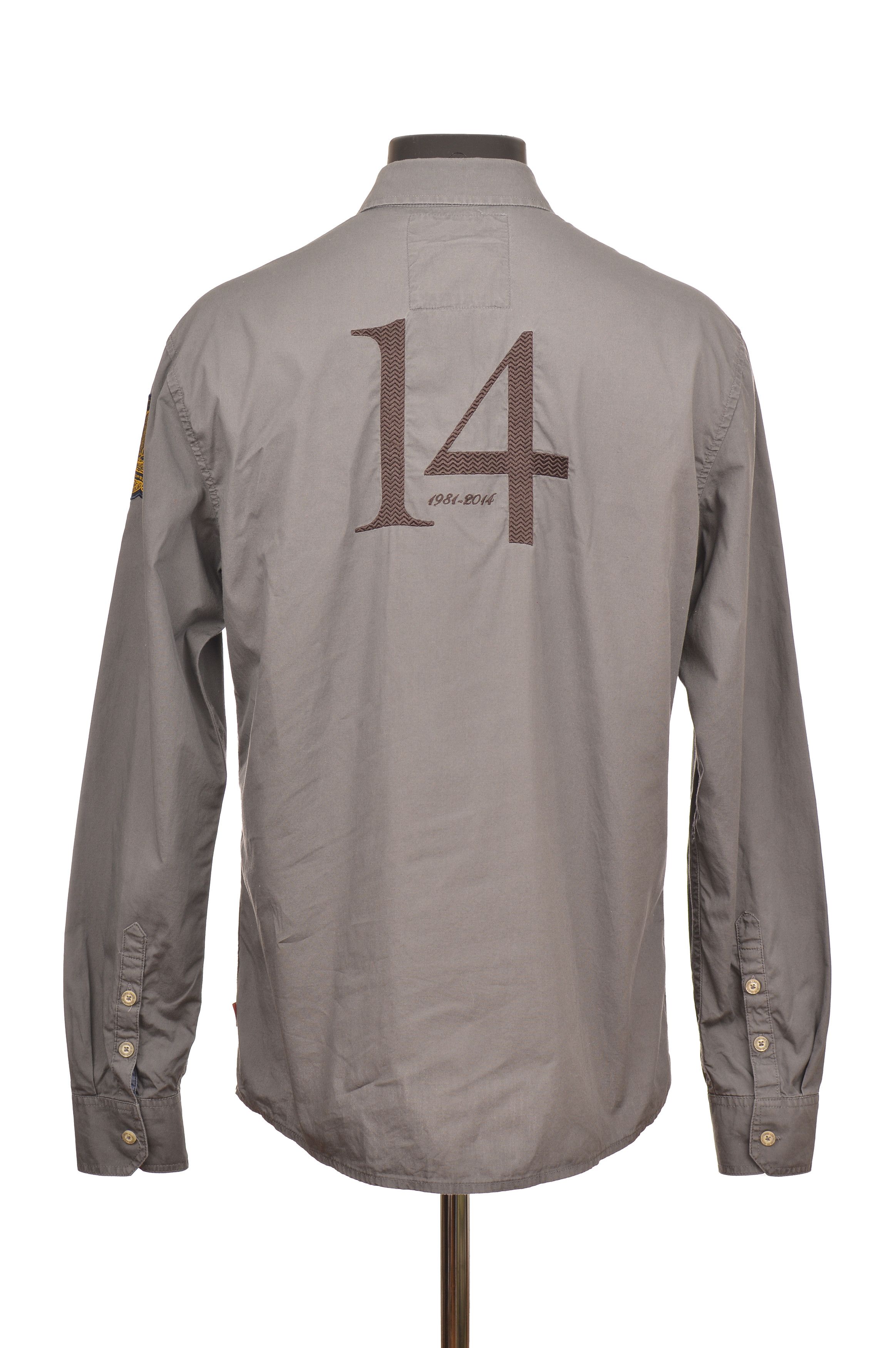 Kappa Robe Di Kappa Les Voiles De Saint-Tropez Gray Button Shirt Size US M / EU 48-50 / 2 - 4 Thumbnail