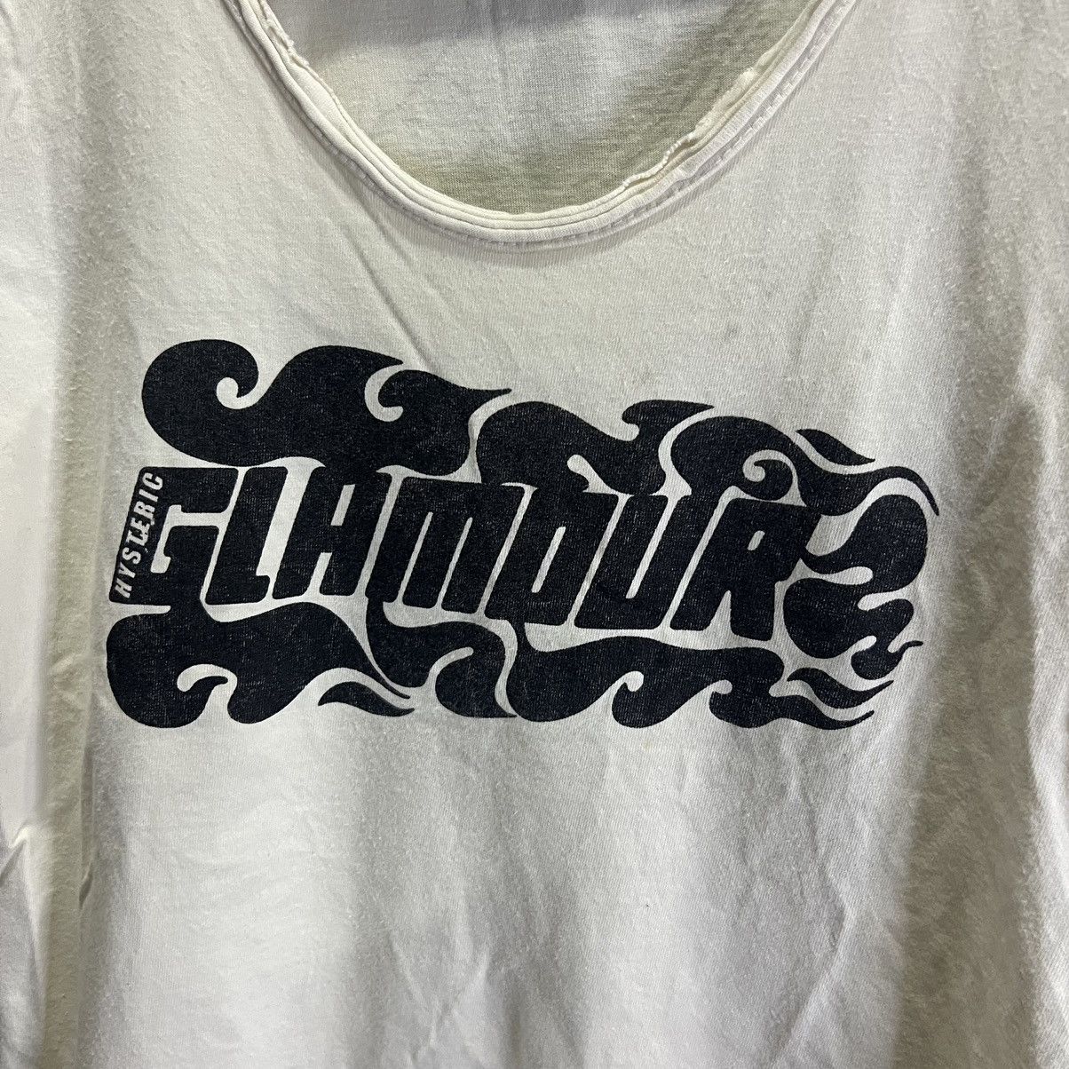 Hysteric Glamour × Japanese Brand “HYSTERIC GLAMOUR” OVERPRINT TSHIRT Size XXS / US 00 / IT 34 - 4 Thumbnail
