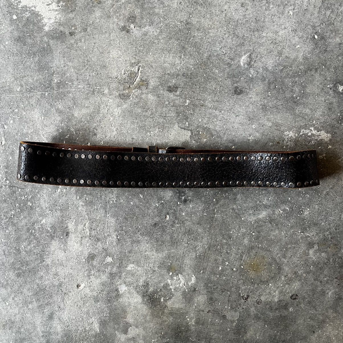 Vintage VINTAGE WESTERN SPIRIT STUDDED LEATHER BELT Size 30 - 2 Thumbnail