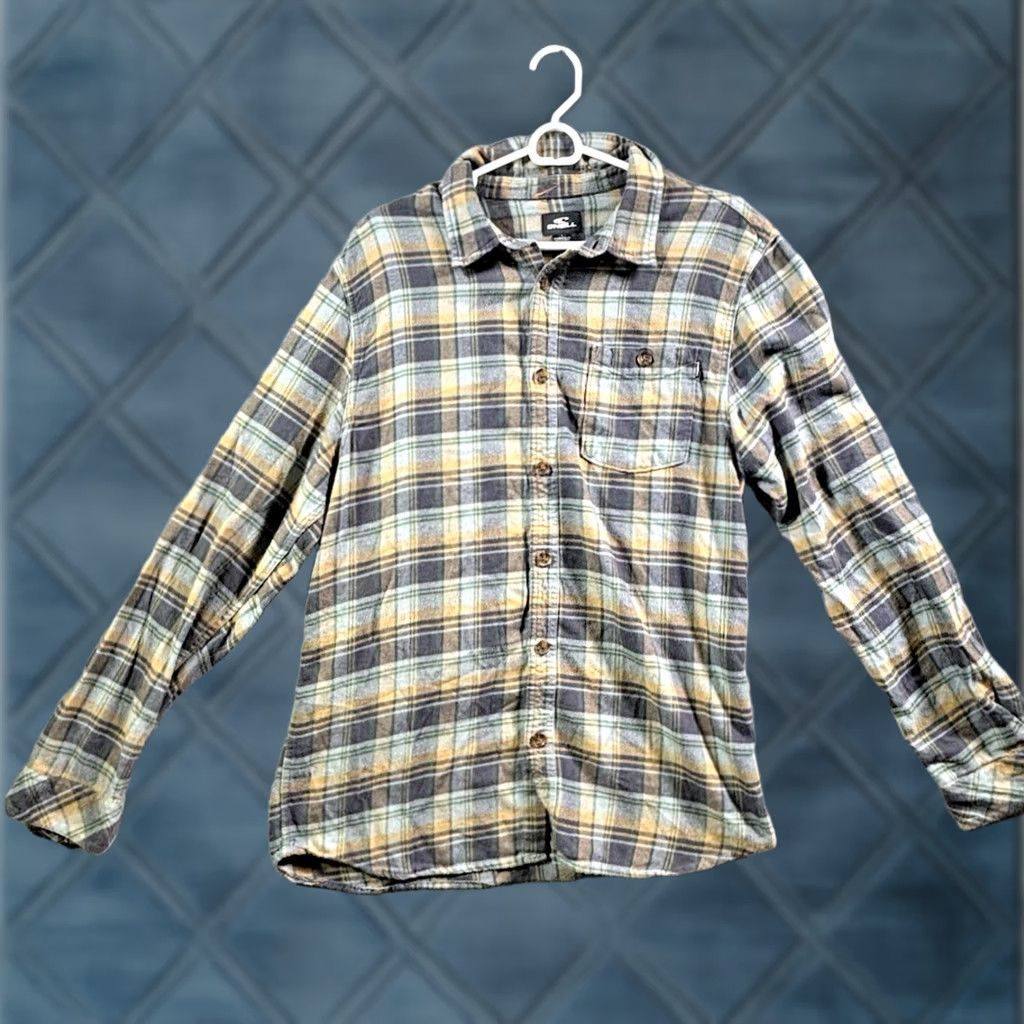 O'Neill O'Neill Mens Button-Down Long Sleeve Flannel Outdoor Workwear Size Large Size US L / EU 52-54 / 3 - 1 Thumbnail