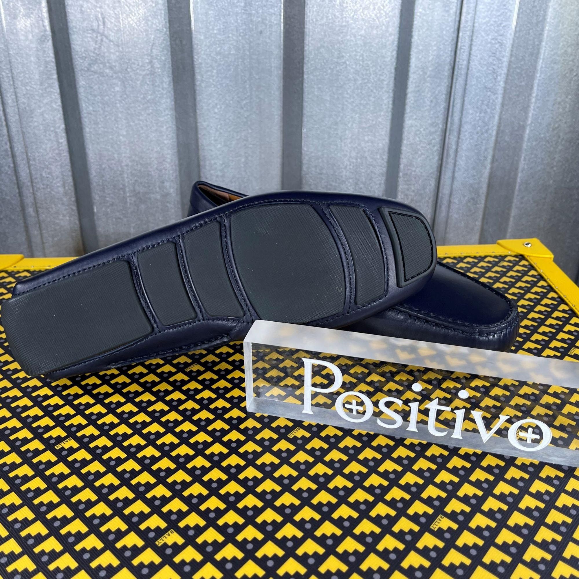 Bally Bally Walton Atlantic Blue Leather Drivers US 5.5 Size US 5.5 / EU 38 - 5 Thumbnail