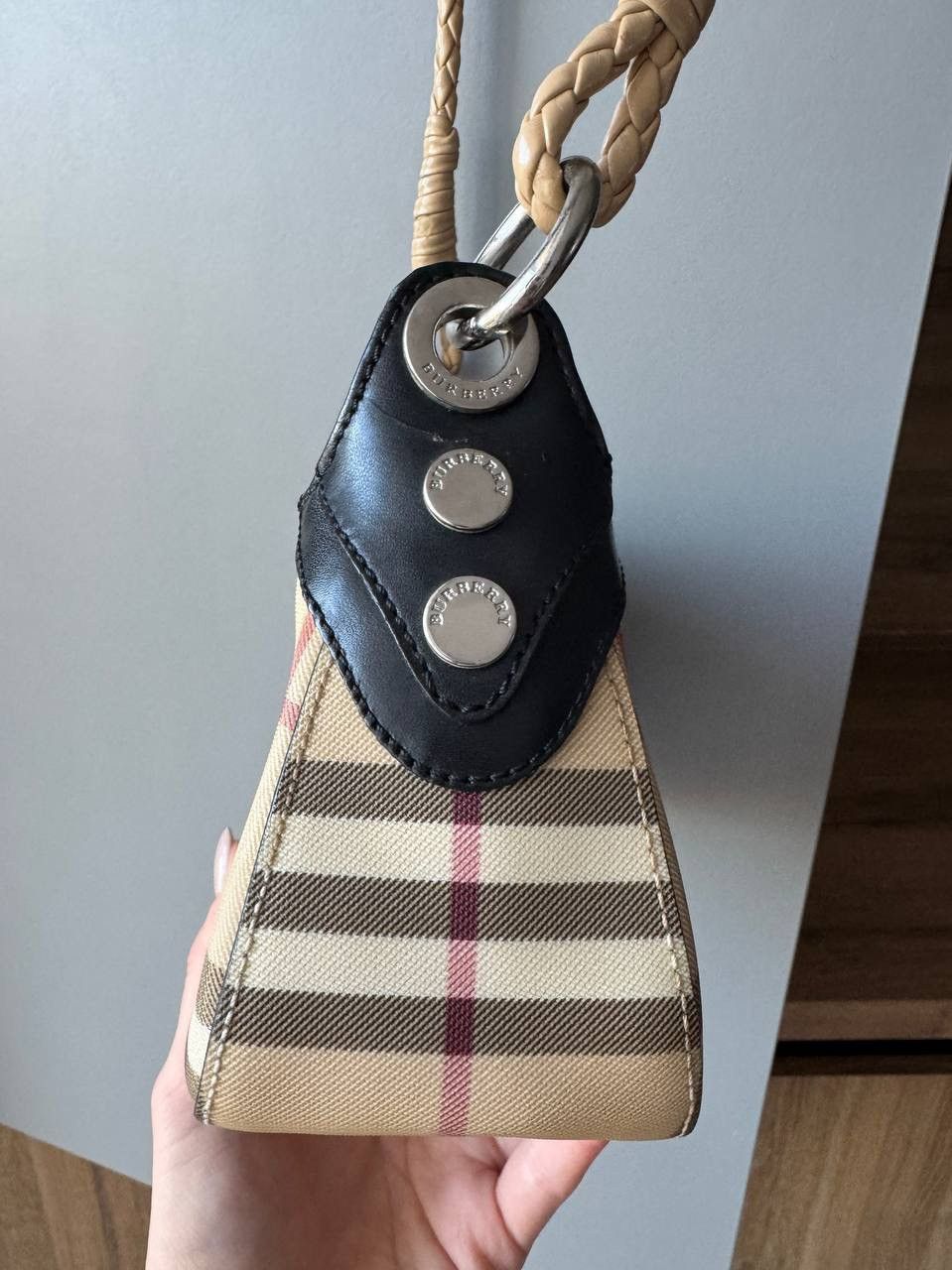 Burberry × Vintage Vintage Burberry Novacheck Shoulder bags Handbag Size ONE SIZE - 4 Thumbnail
