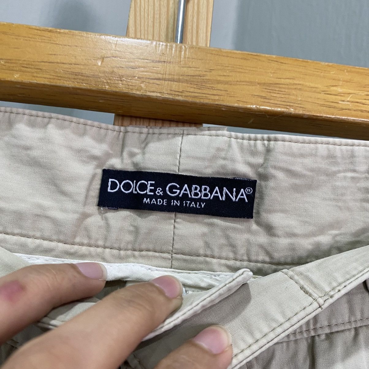 Dolce & Gabbana Vintage Dolce & Gabbana Khaki Cargo Chino Pants - Cream Size US 34 / EU 50 - 17 Thumbnail
