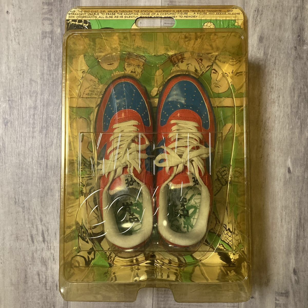 Bape × Marvel Comics × Nigo 2005 Marvel Comics patent leather BAPE STA sneakers APE NIGO Size US 9.5 / EU 42-43 - 1 Thumbnail
