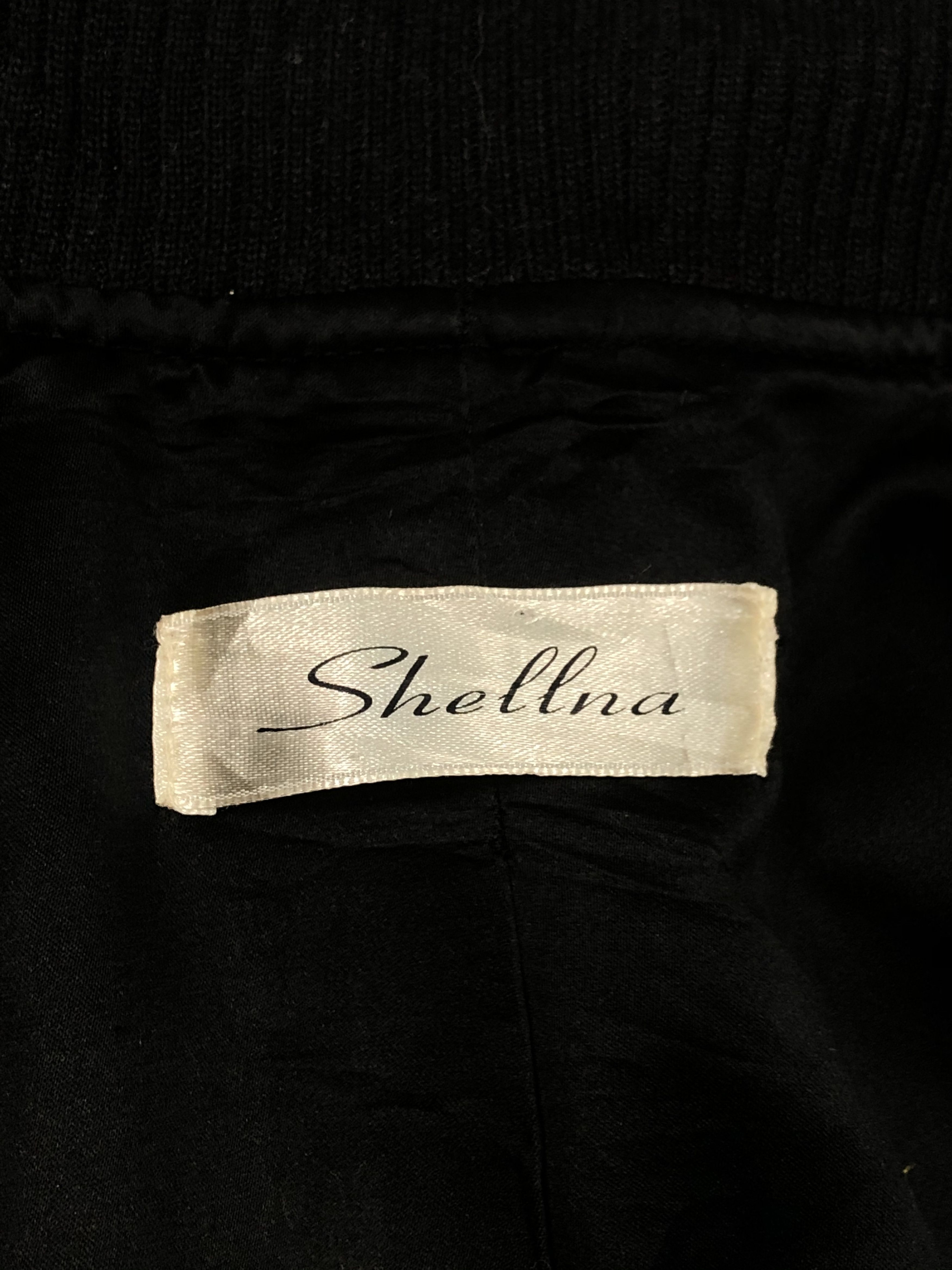 Japanese Brand Vintage 90s Shellna Leather Sleeve Varsity Jacket Red V0079 Size US M / EU 48-50 / 2 - 5 Thumbnail