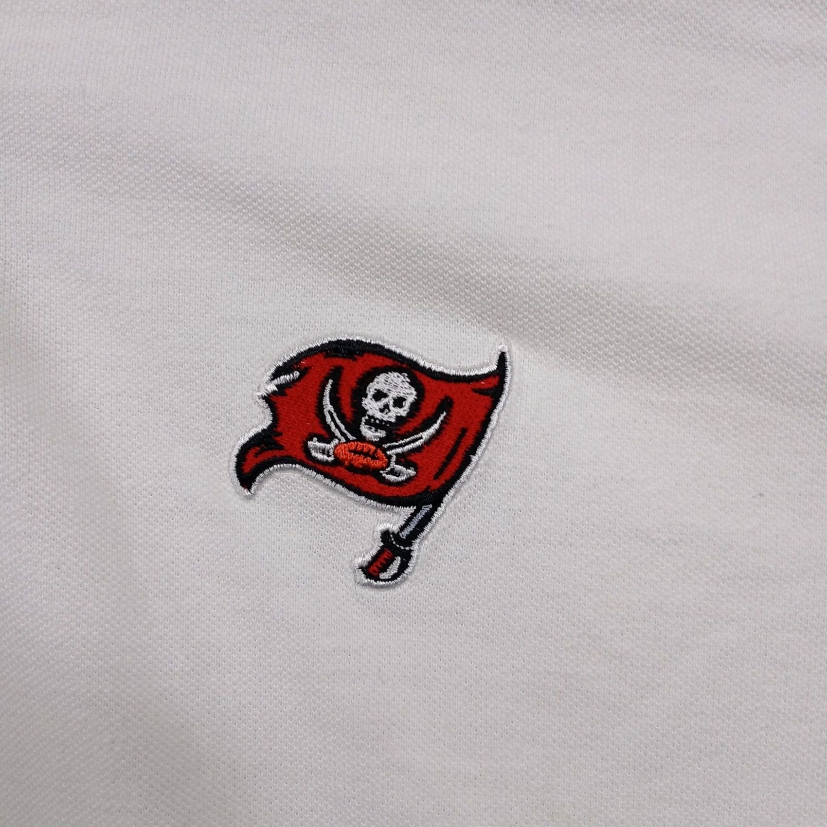 NFL Tampa Bay Buccaneers Polo Shirt Men M White Red NFL Football Shirt Polo Size US M / EU 48-50 / 2 - 4 Thumbnail