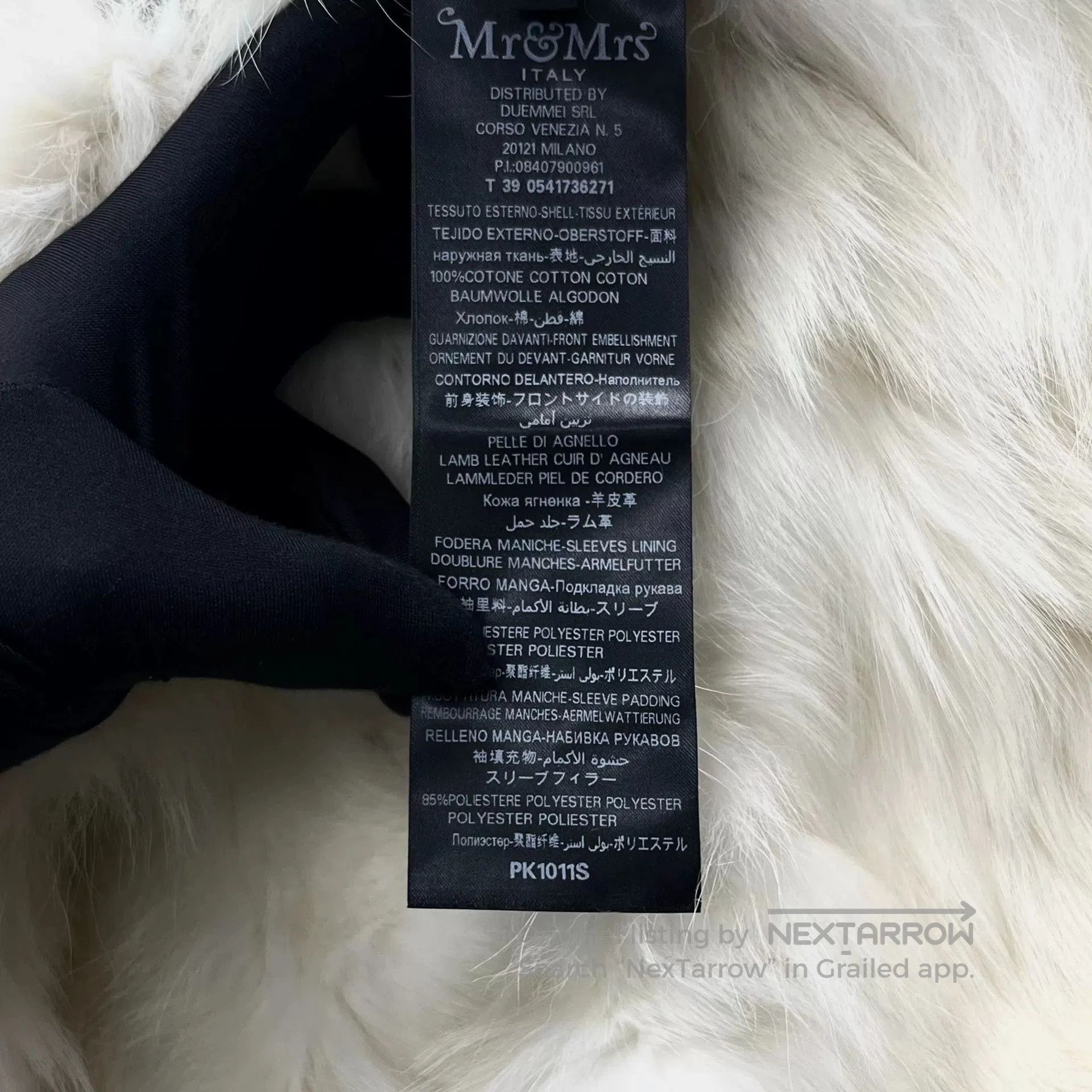 MR & MRS ITALY Mr&Mrs Military Green Fur Collar Coat. Size M / US 6-8 / IT 42-44 - 4 Thumbnail