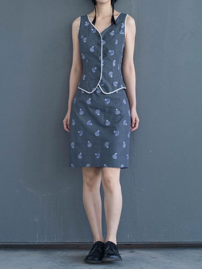 Kenzo KENZO Beautiful shell embroidery set Size XS / US 0-2 / IT 36-38 - 2 Thumbnail