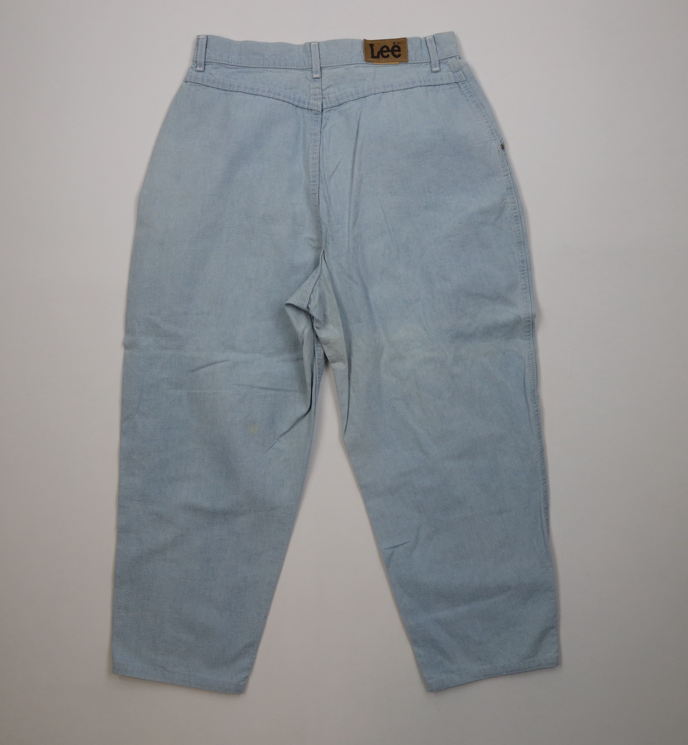 Lee Vintage 70s 80s Lee Relaxed Tapered Leg Jeans Blue USA Size 38" / US 16 / IT 52 - 12 Thumbnail
