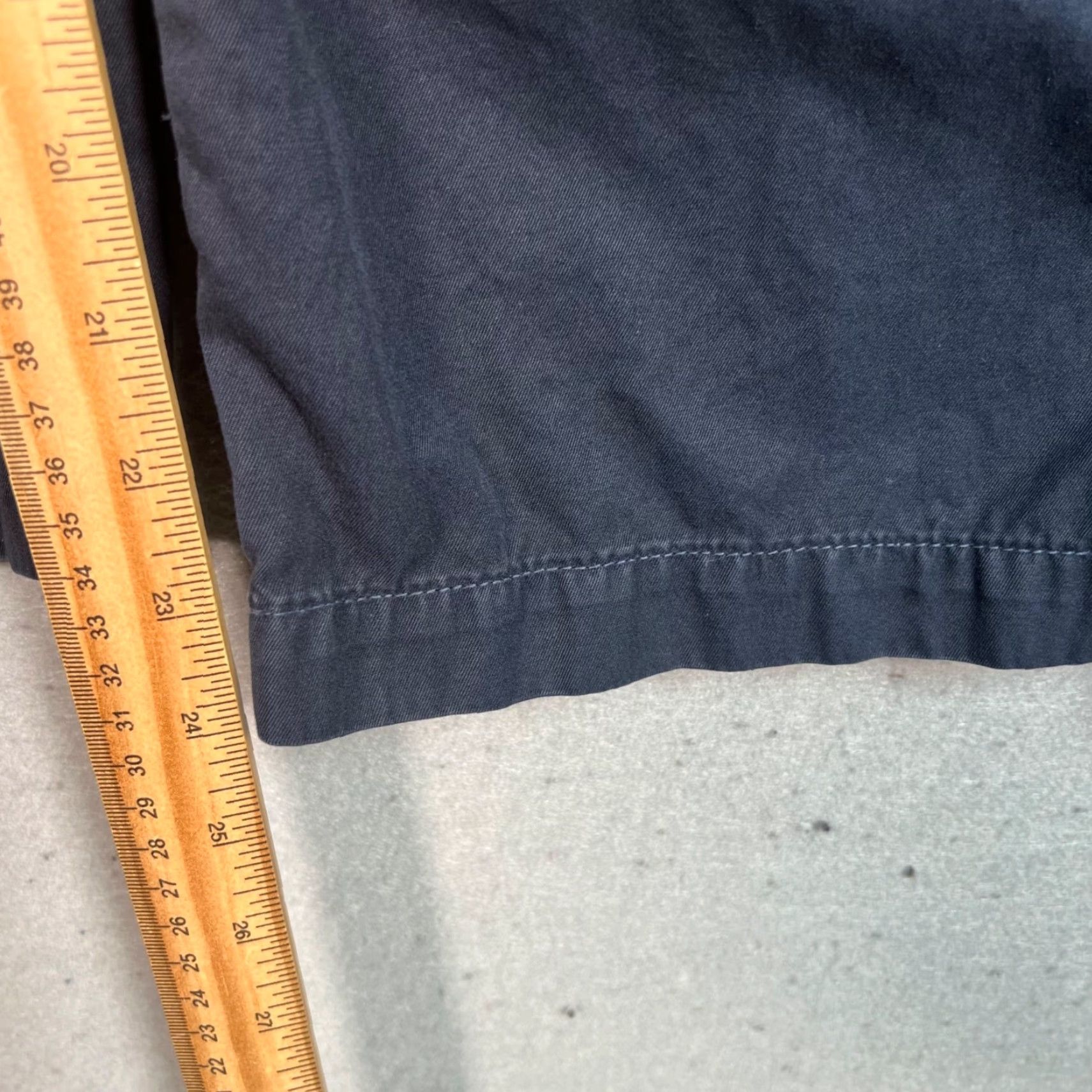 Save Khaki United VINTAGE Save Khaki United Navy Blue Chino Pants 2 Regular 28x25 Cotton Flat Front Straight Womens Size 26" / US 2 / IT 38 - 7 Thumbnail