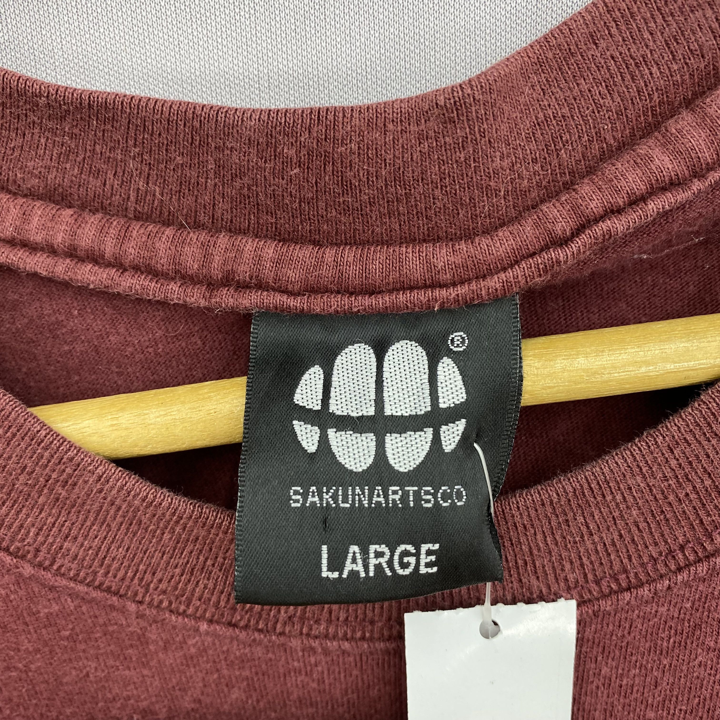 Japanese Brand Vintage Y2K Sakun Arts T-Shirt Japanese Fuck Pop Arts Tees Size US M / EU 48-50 / 2 - 5 Thumbnail