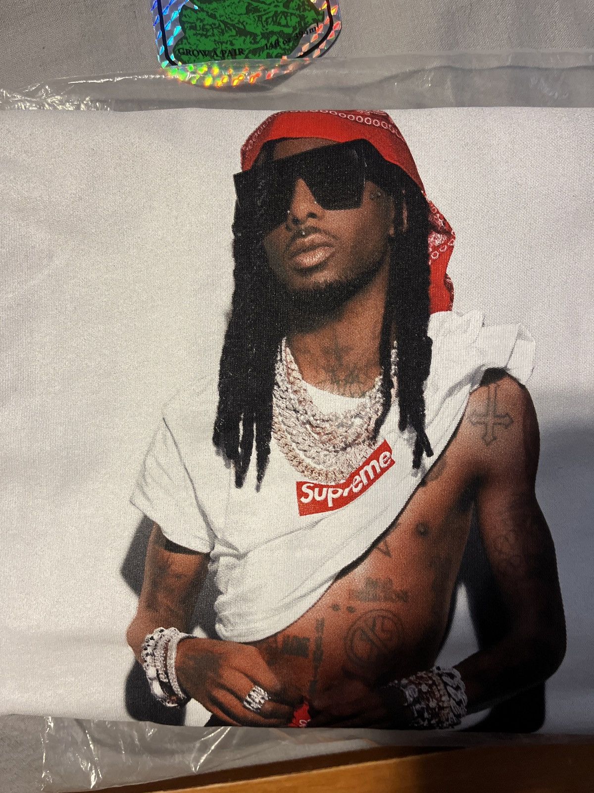 Supreme ‼️Supreme‼️ Playboi Carti Purple Tee Size US XL / EU 56 / 4 - 1 Thumbnail