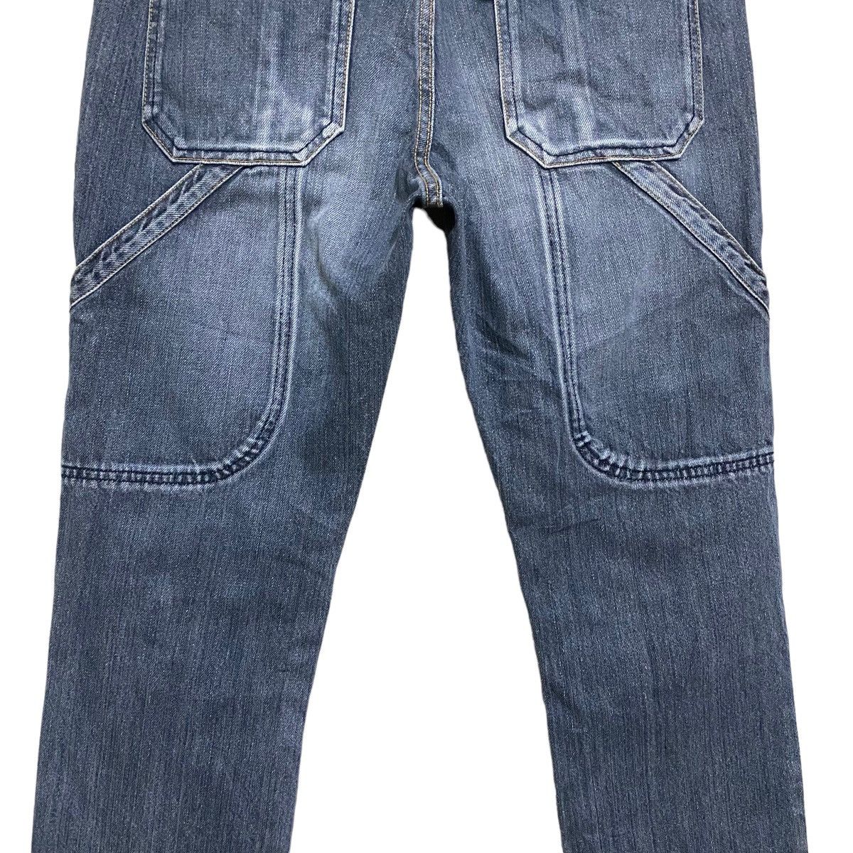 Hysteric Glamour OZONE ROCKS Denim Double Knee Carpenter Pants Size US 31 - 12 Thumbnail