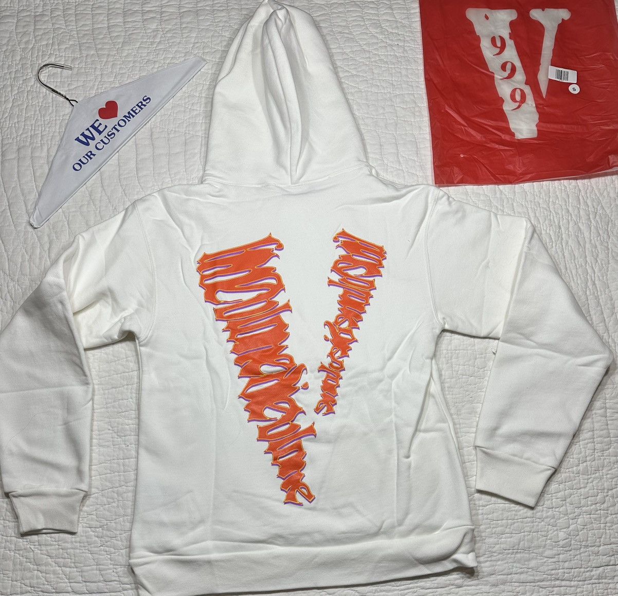 999 Club × Vlone Vlone Juice Wrld 999 Fighting Demons Hoodie/Small Size US S / EU 44-46 / 1 - 2 Thumbnail