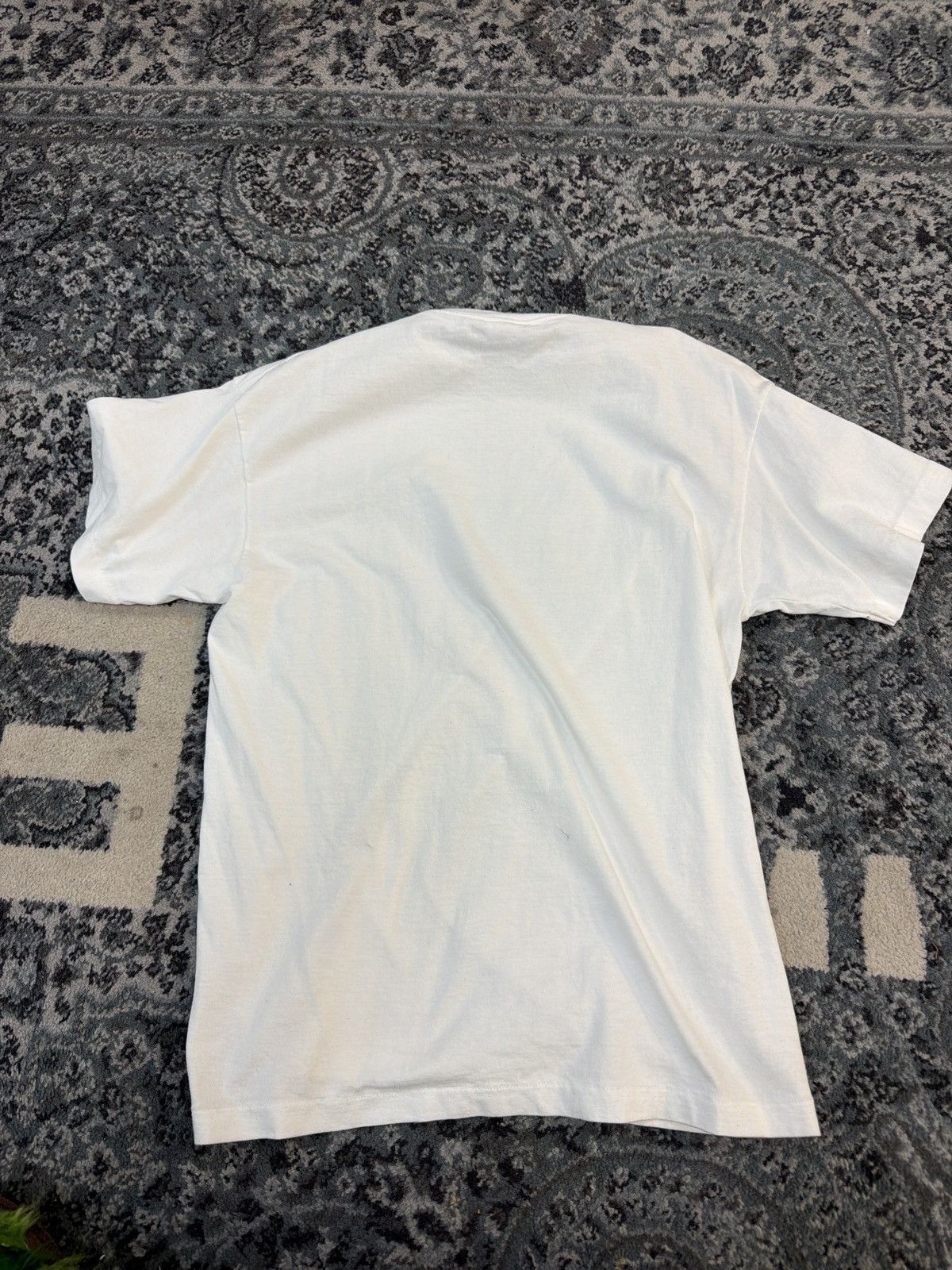 Saint Michael Saint Michael ribbon t shirt white teal Size US M / EU 48-50 / 2 - 2 Thumbnail