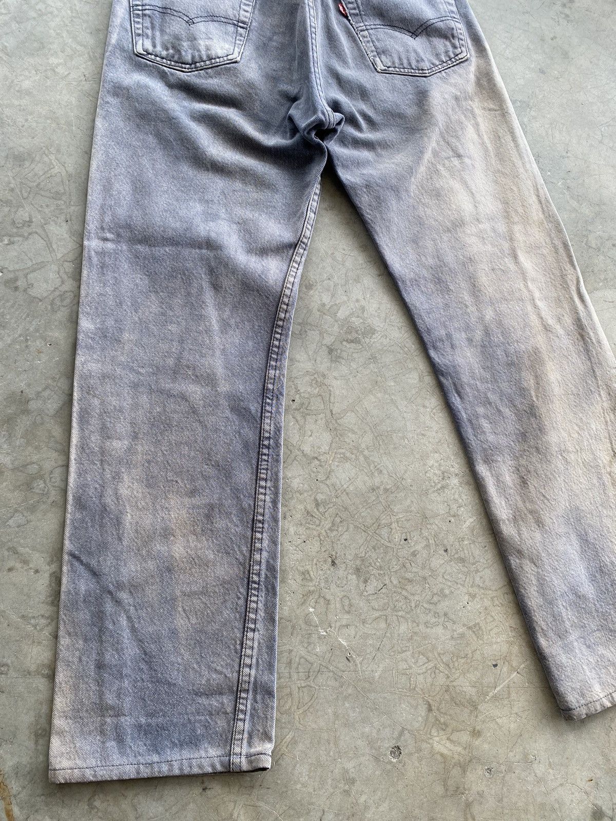 Levi's × Vintage Vintage Levi’s 501 Distressed Fade Black Jeans Size US 30 / EU 46 - 3 Thumbnail