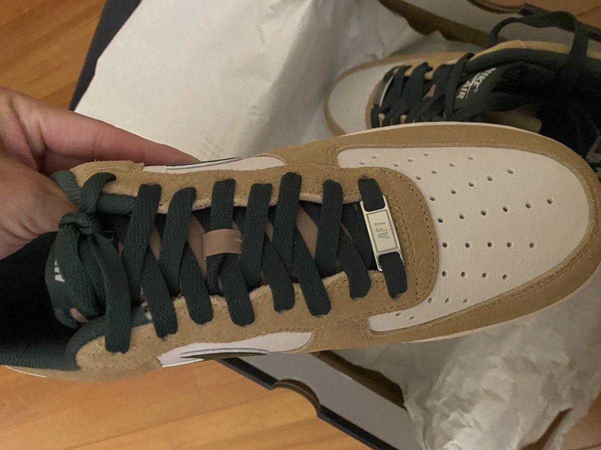 Nike Nike Air Force 1 07 LV8 Rattan Phantom Fir Size US 13 / EU 46 - 3 Thumbnail