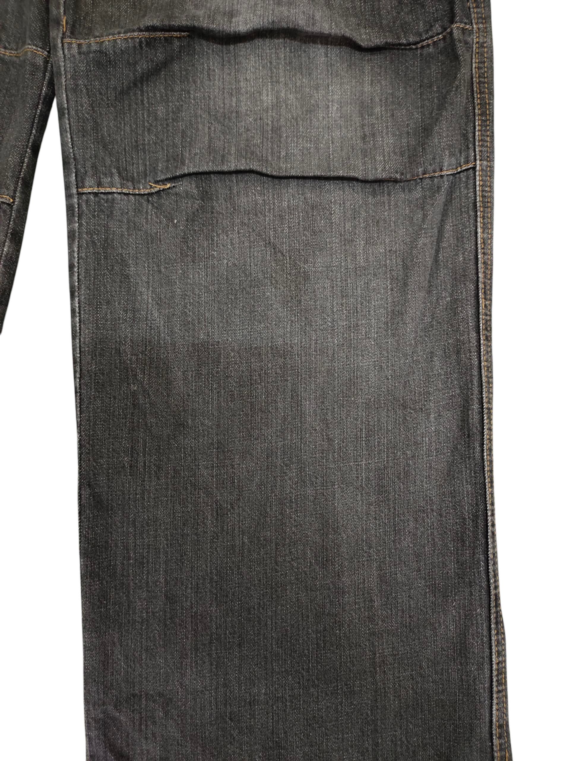 PPFM Vintage Y2k Pjs Surf Embroidered Cargo Baggy Denim Pants Size US 34 / EU 50 - 3 Thumbnail