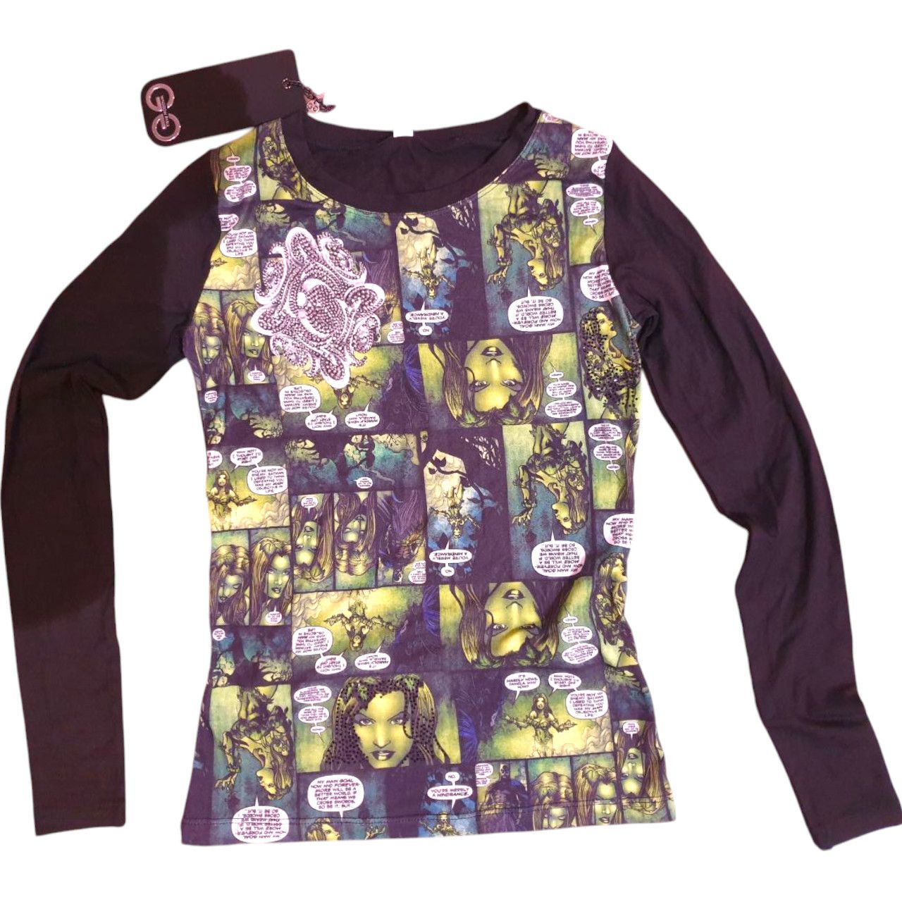 Japanese Brand waggon paris goblincore longsleeve sz xs Size XS / US 0-2 / IT 36-38 - 1 Thumbnail