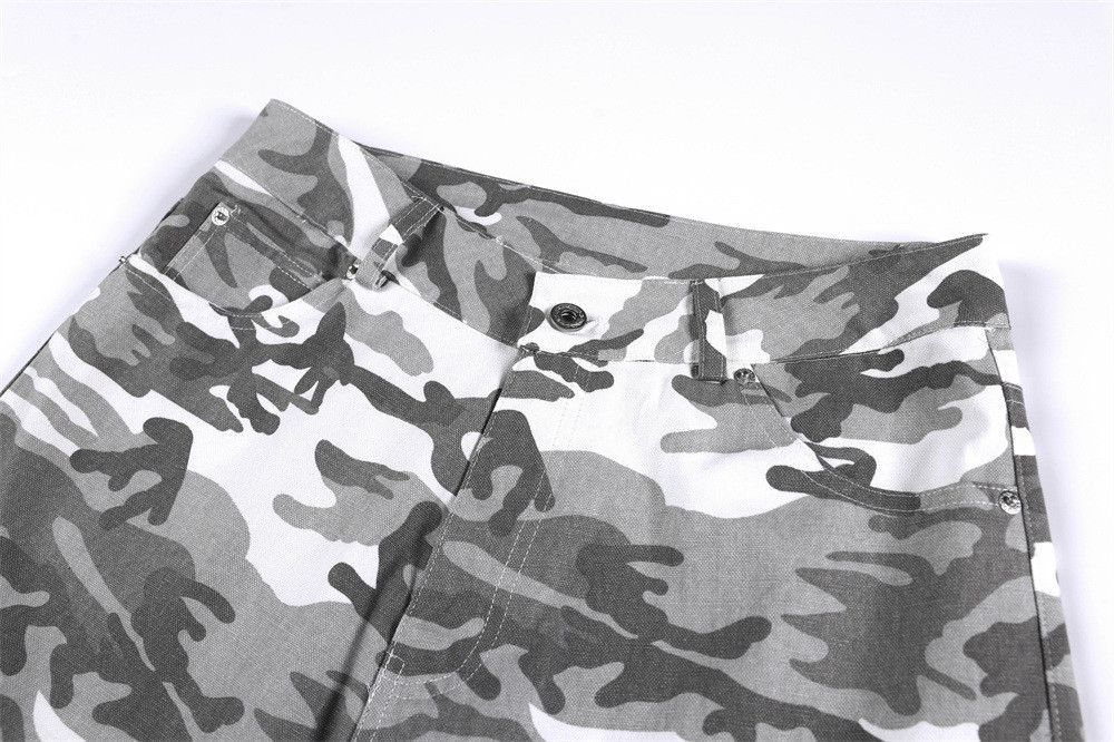 Japanese Brand Men's Retro Japanese Casual Straight Camouflage Trousers Size US 32 / EU 48 - 3 Thumbnail
