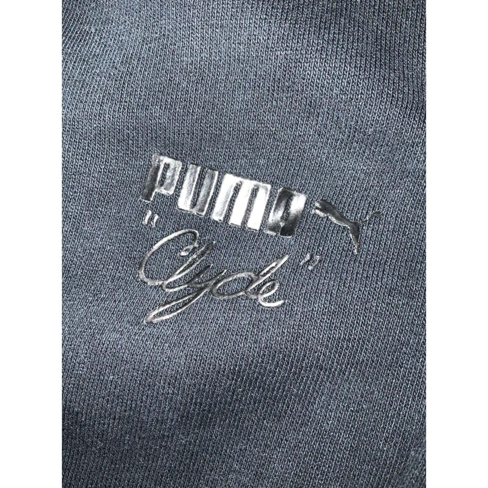 Puma Puma Clyde Walt Frazier 1973 Black Signature Tapered Drawstring Sweatpants Sz. L Mens Regular Pants Size US 33 - 7 Thumbnail