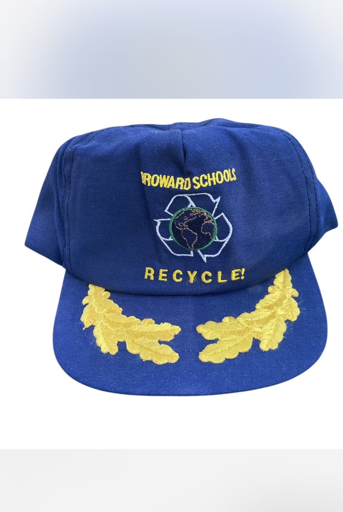 Public School Vintage Public School Blue and Yellow Recycle Hat Size ONE SIZE - 1 Thumbnail