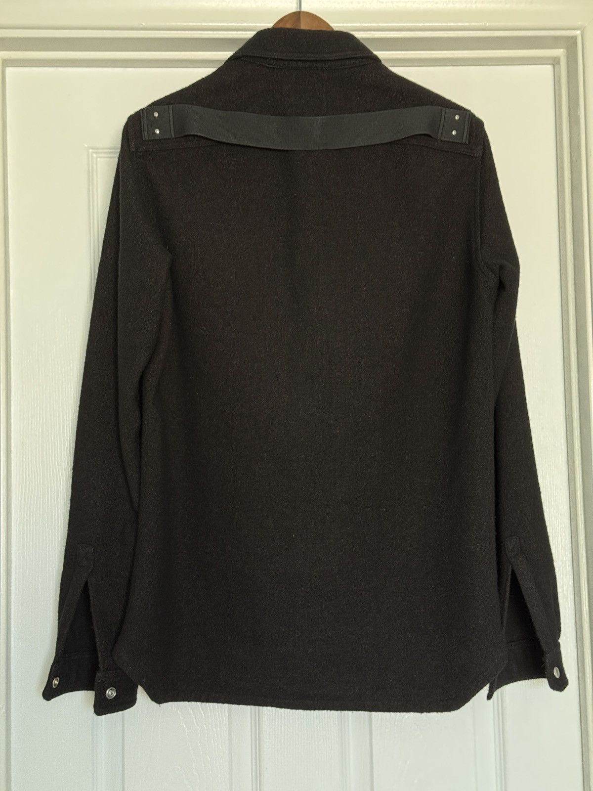Rick Owens FW18 SISYPHUS Boiled Wool Overshirt Worker Outershirt Size US M / EU 48-50 / 2 - 2 Thumbnail