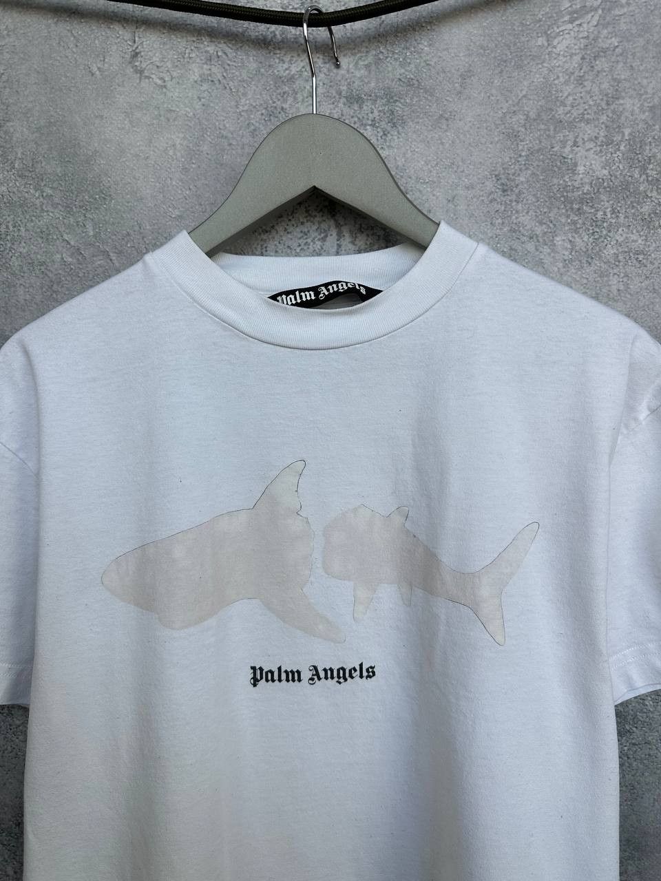 Palm Angels Palm Angels Shark Logo Tee White Big Back Logo T-Shirt Size US S / EU 44-46 / 1 - 4 Thumbnail