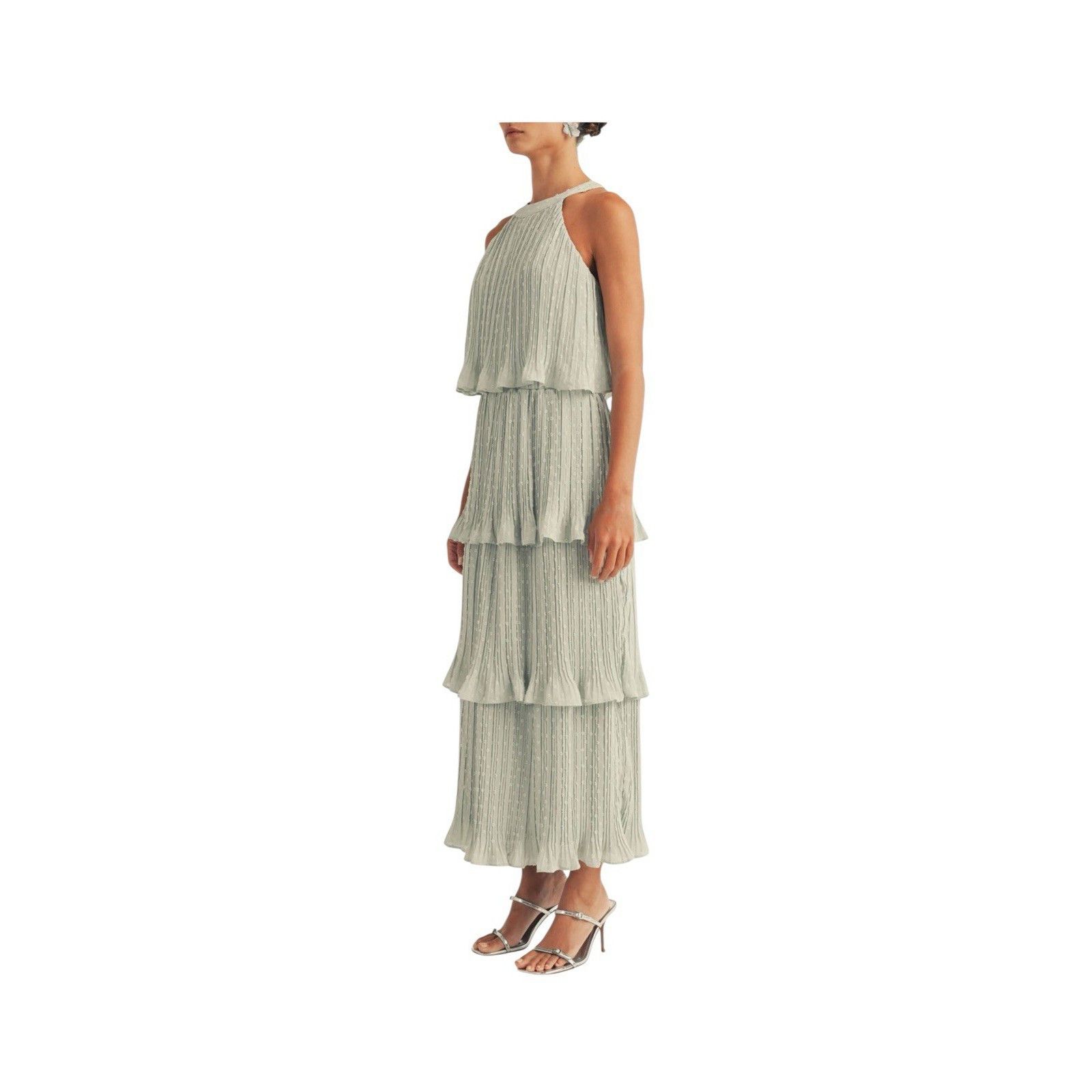 Other NWOT AROSE STUDIO TIERED CHIFFON DRESS Size XL / US 12-14 / IT 48-50 - 3 Thumbnail