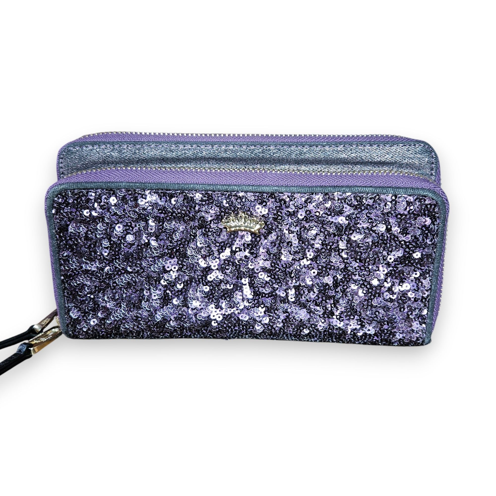 Juicy Couture Juicy Couture 7.5x4x1.75" Wallet Y2K Continental Double Zip Size ONE SIZE - 2 Thumbnail