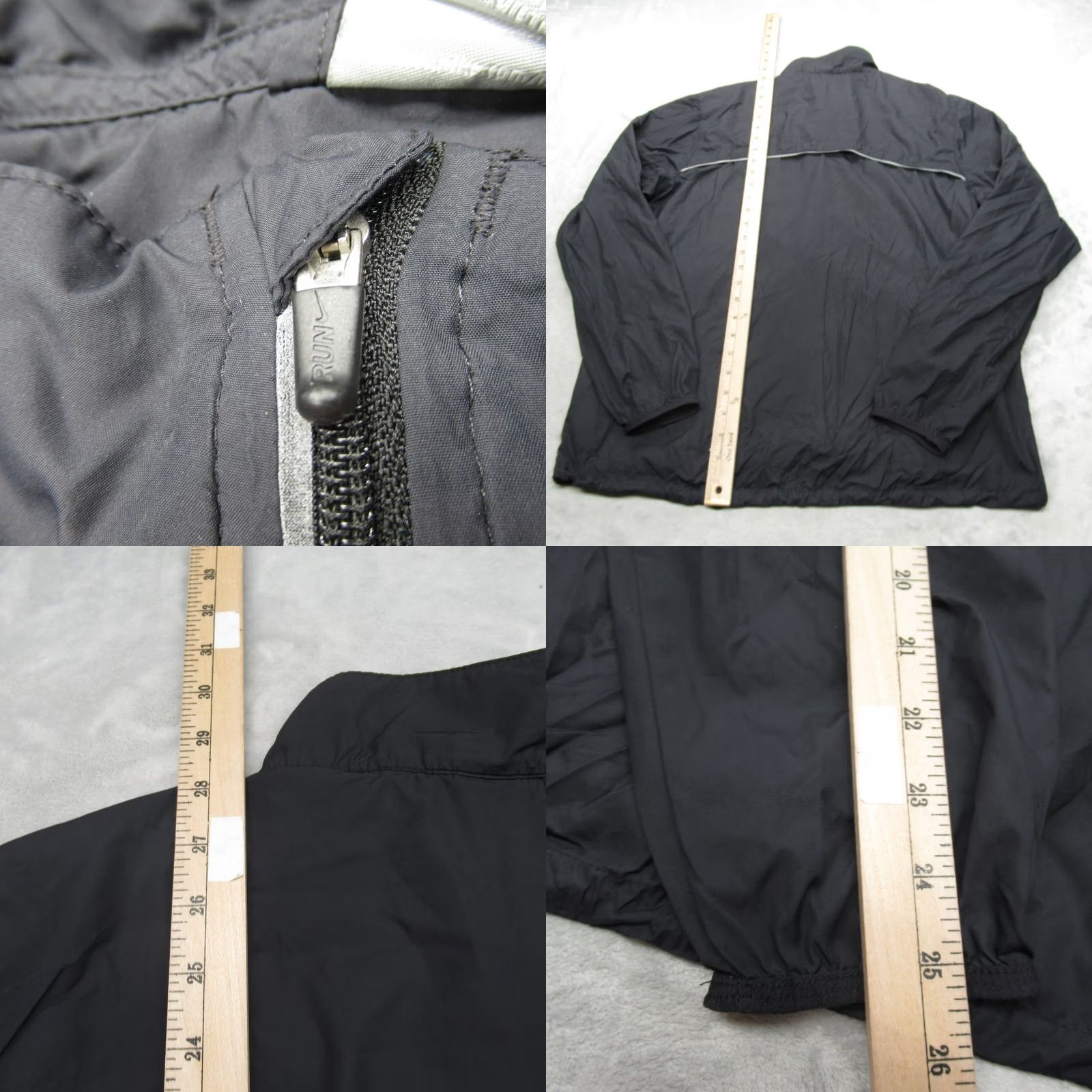 Nike VTG 90's Nike Jacket Mens Large Black Lightweight Packable 1/2 Zip Pullover Wind Size US L / EU 52-54 / 3 - 8 Thumbnail