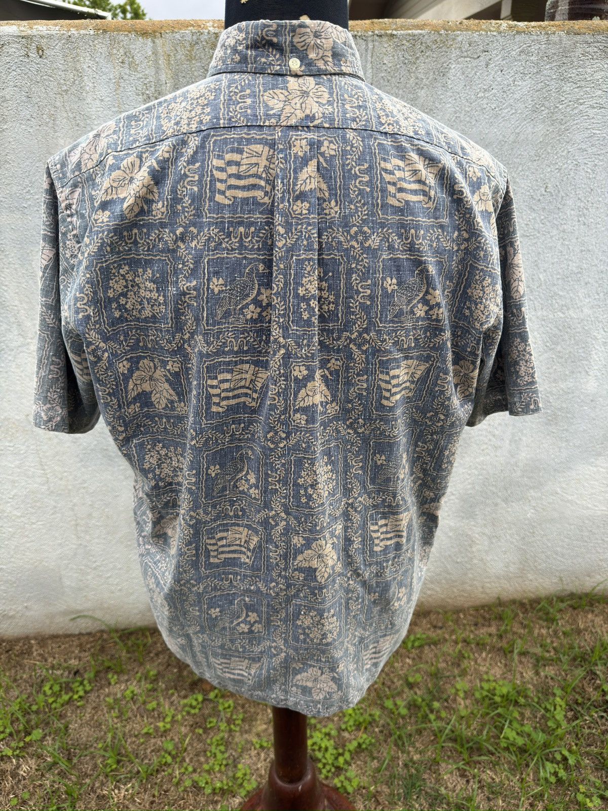 Reyn Spooner PreOwned Reyn Spooner Hawaiian Print Blue Men's Large Size US L / EU 52-54 / 3 - 2 Thumbnail