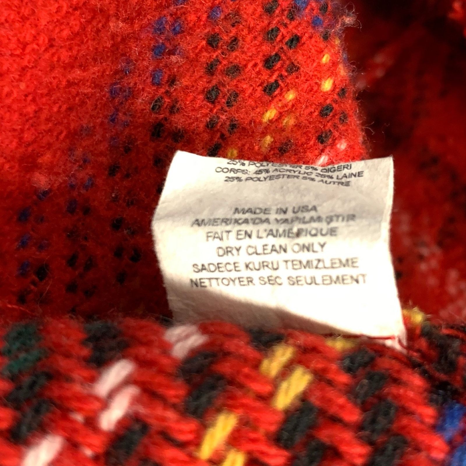 Opening Ceremony OPENING CEREMONY Size XL Red Wool Blend Plaid Jacket Size XL / US 12-14 / IT 48-50 - 7 Thumbnail