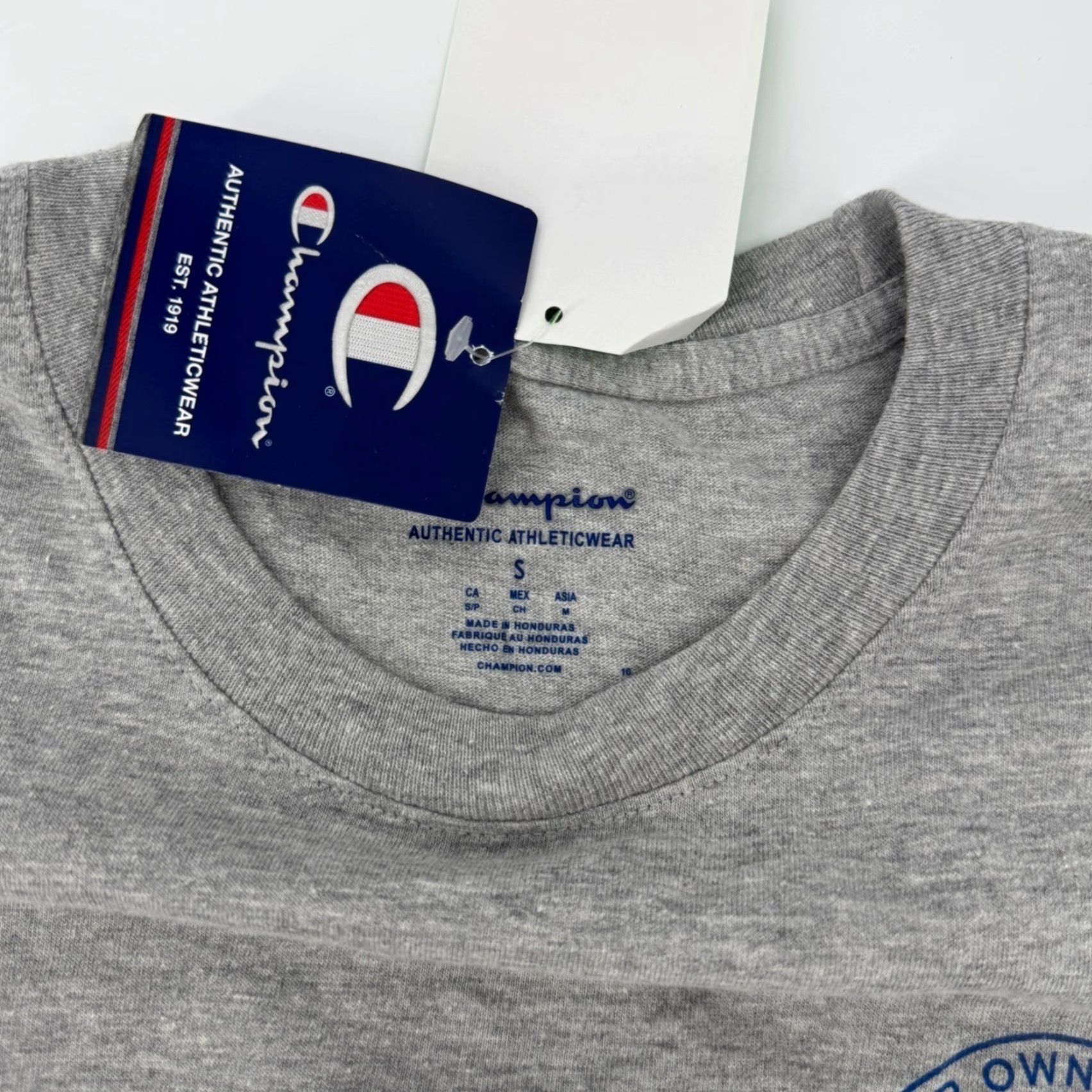 Champion NWT Champion Mens Gray Crew Neck Short Sleeve T Shirt Deadstock Small Size US S / EU 44-46 / 1 - 3 Thumbnail