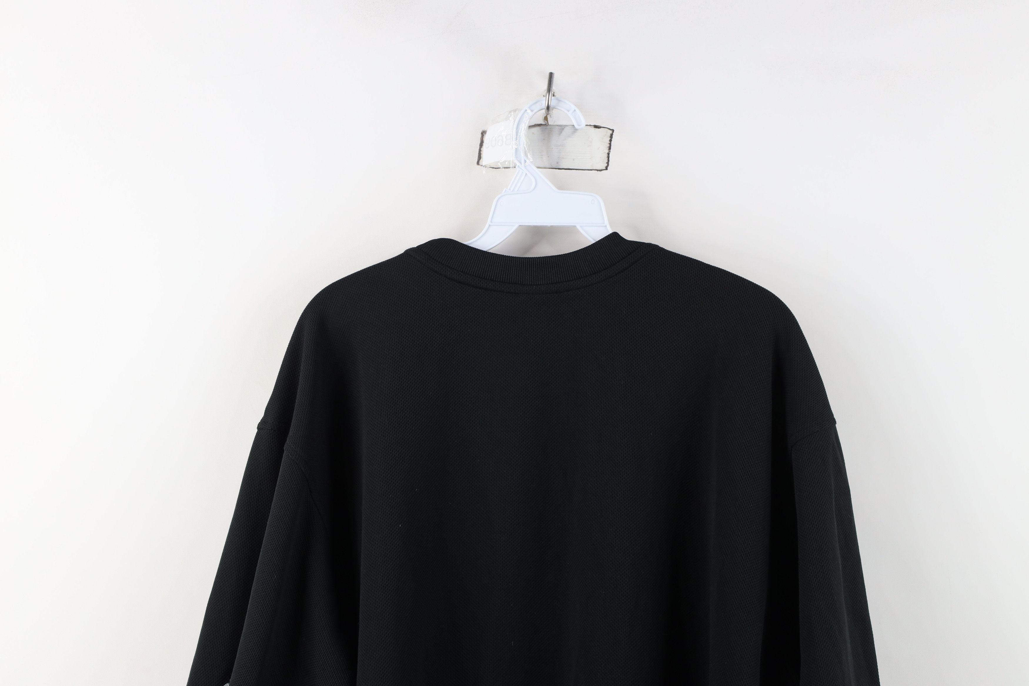 Adidas Vintage Y2K Adidas Striped Knit Short Sleeve T-Shirt Black Size US XL / EU 56 / 4 - 13 Thumbnail