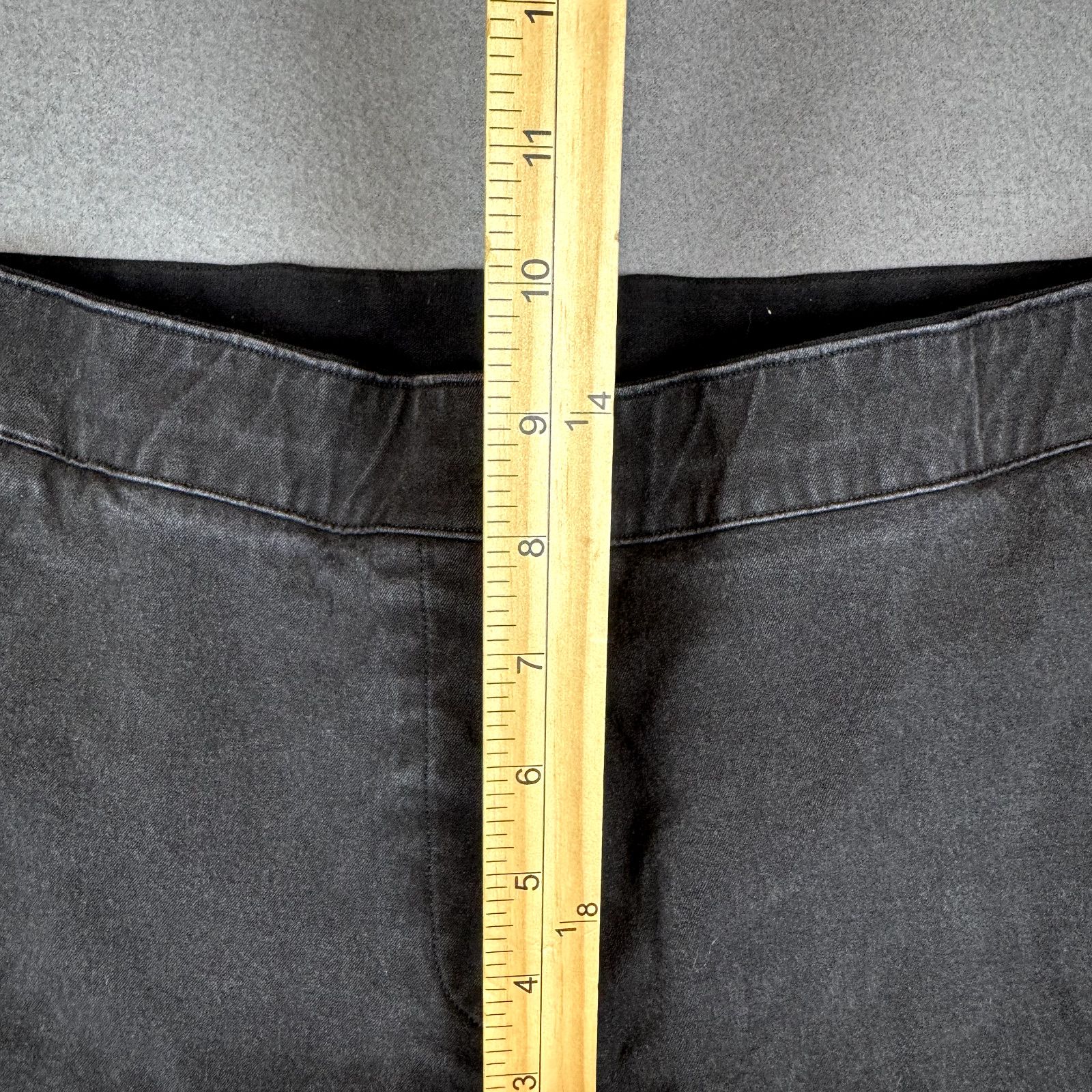 Spanx Spanx Womens Medium Black On-the-Go Polished Kick Flare Size 28" / US 6 / IT 42 - 5 Thumbnail