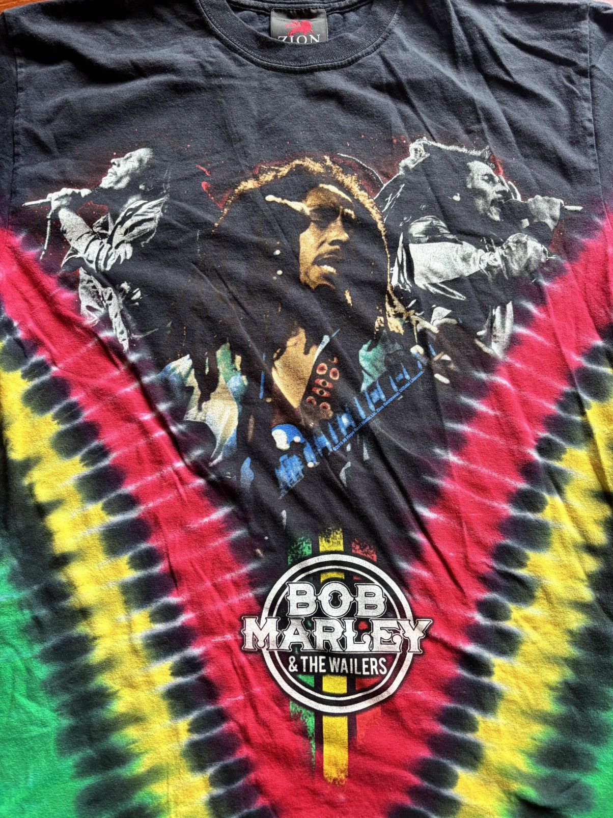 Zion Rootswear M - Bob Marley & The Wailers Zion Tee 2010 Size US M / EU 48-50 / 2 - 2 Thumbnail