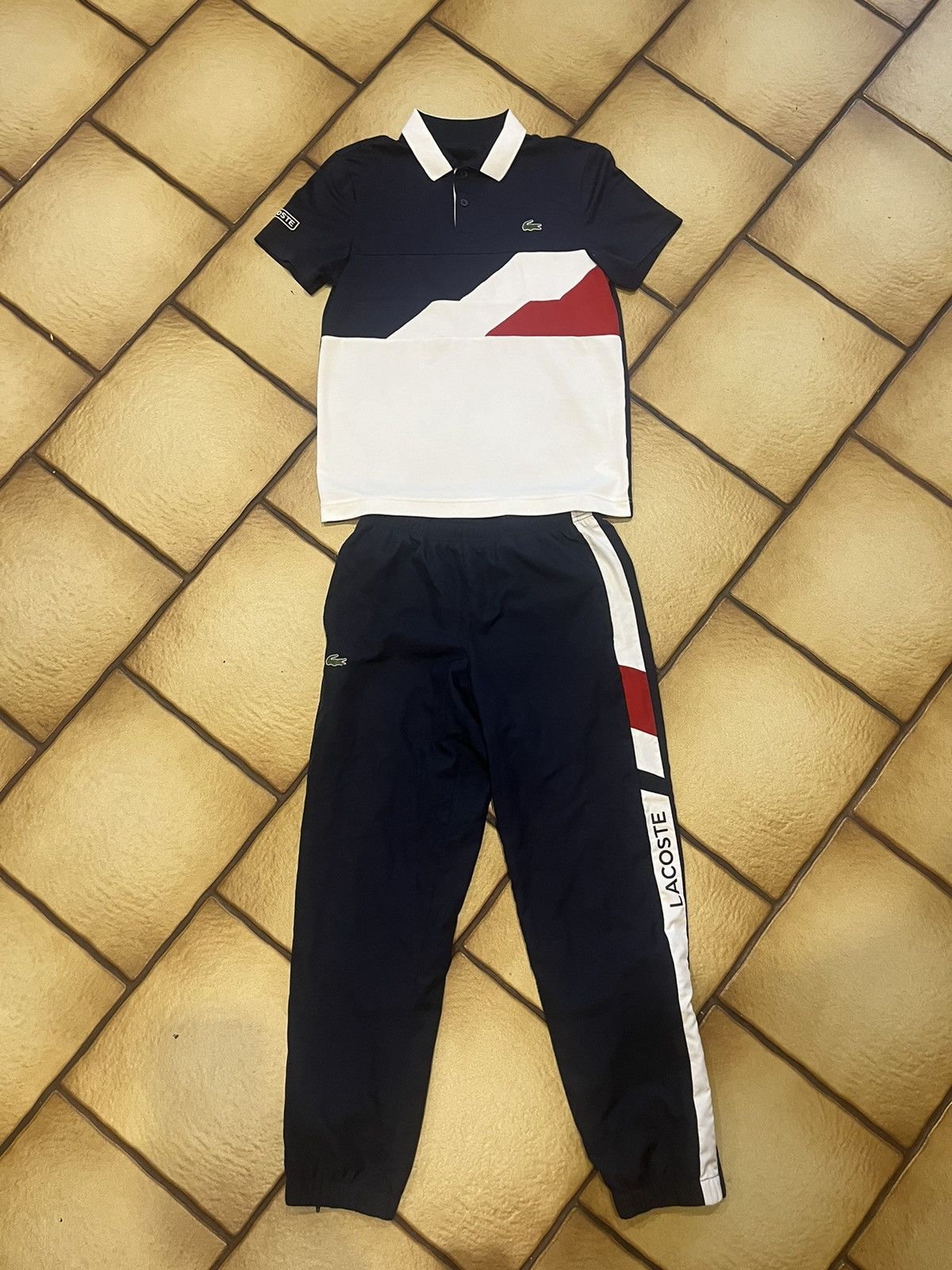 Lacoste Lacoste Sport Tracksuit Polo + Pants Size US S / EU 44-46 / 1 - 2 Thumbnail