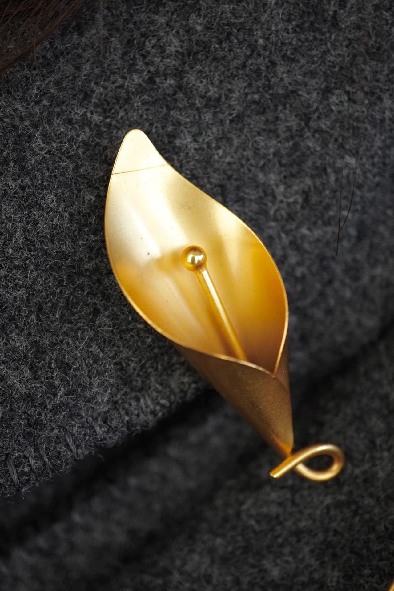 Kenzo Kenzo 1980s Rare Calla Lily Earclips Size ONE SIZE - 5 Thumbnail
