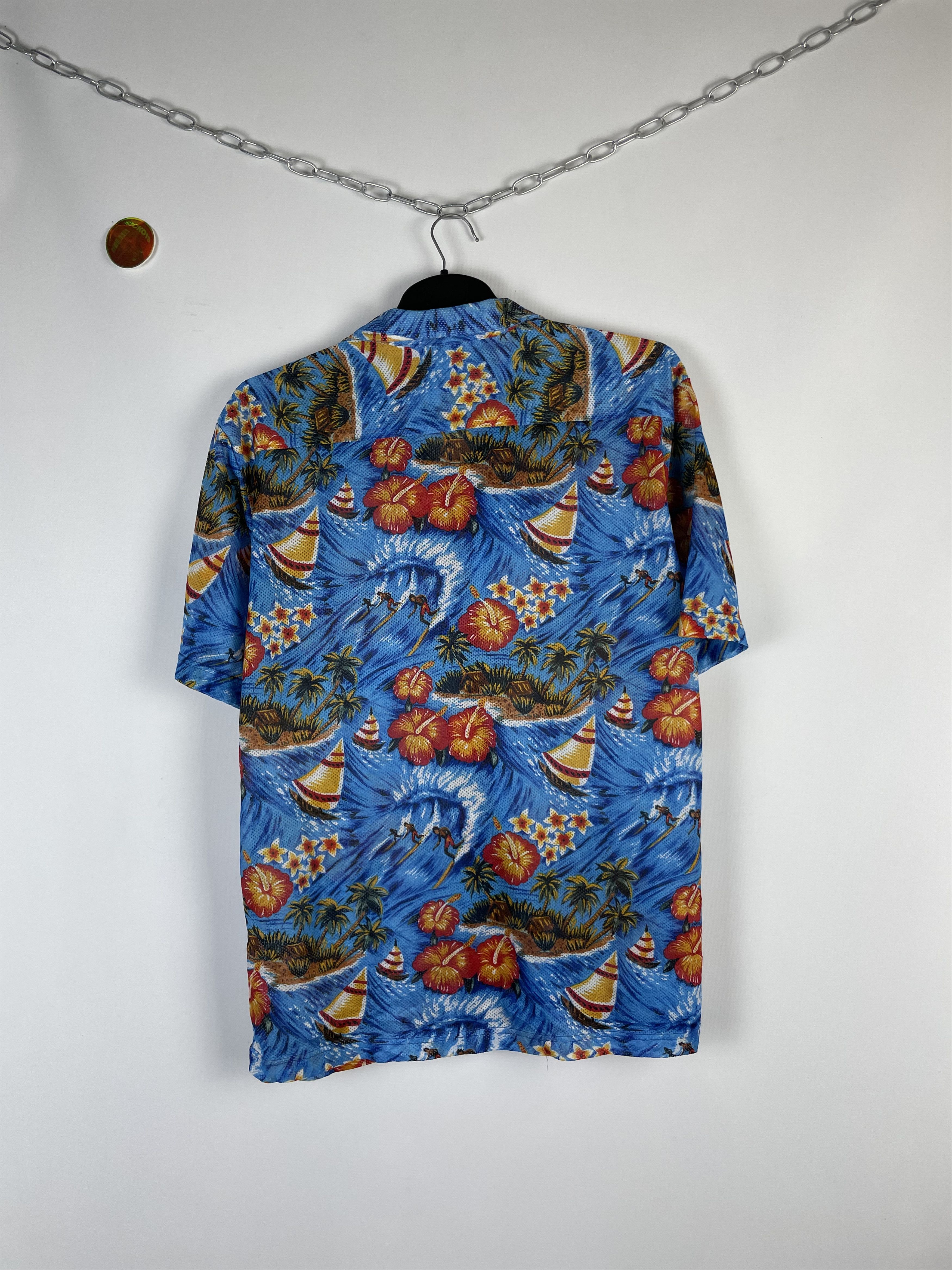 Vintage Vintage Crazy Aloha Hawaiian Shirt Size US L / EU 52-54 / 3 - 8 Thumbnail