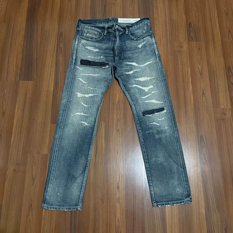 Neighborhood NEIGHBORHOOD 21SS Scratch Patch Jeans Size US 32 / EU 48 - 1 Thumbnail