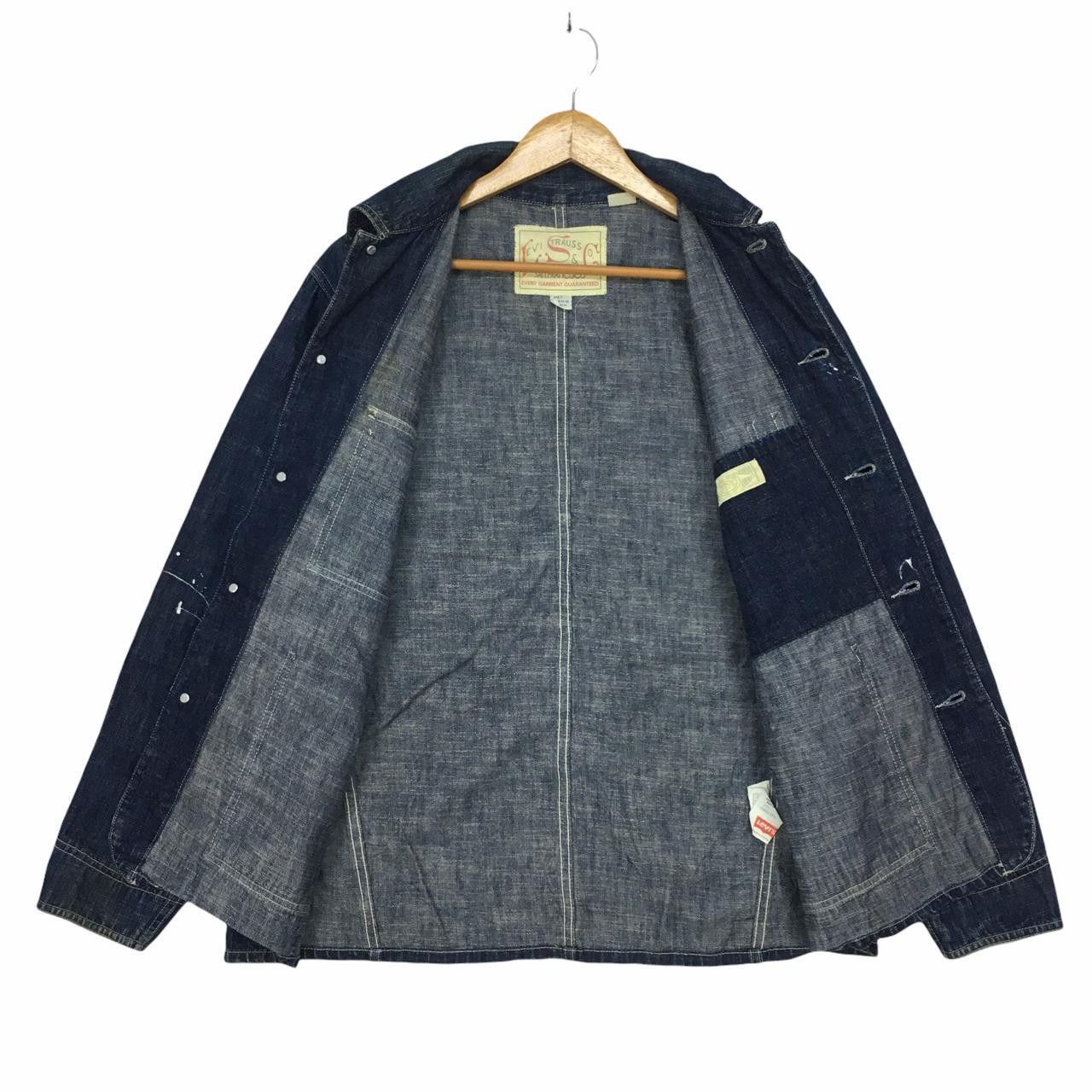 Levi's Vtg LEVI STRAUSS & CO San Francisco Blue Denim Jacket Paint Size US S / EU 44-46 / 1 - 2 Thumbnail