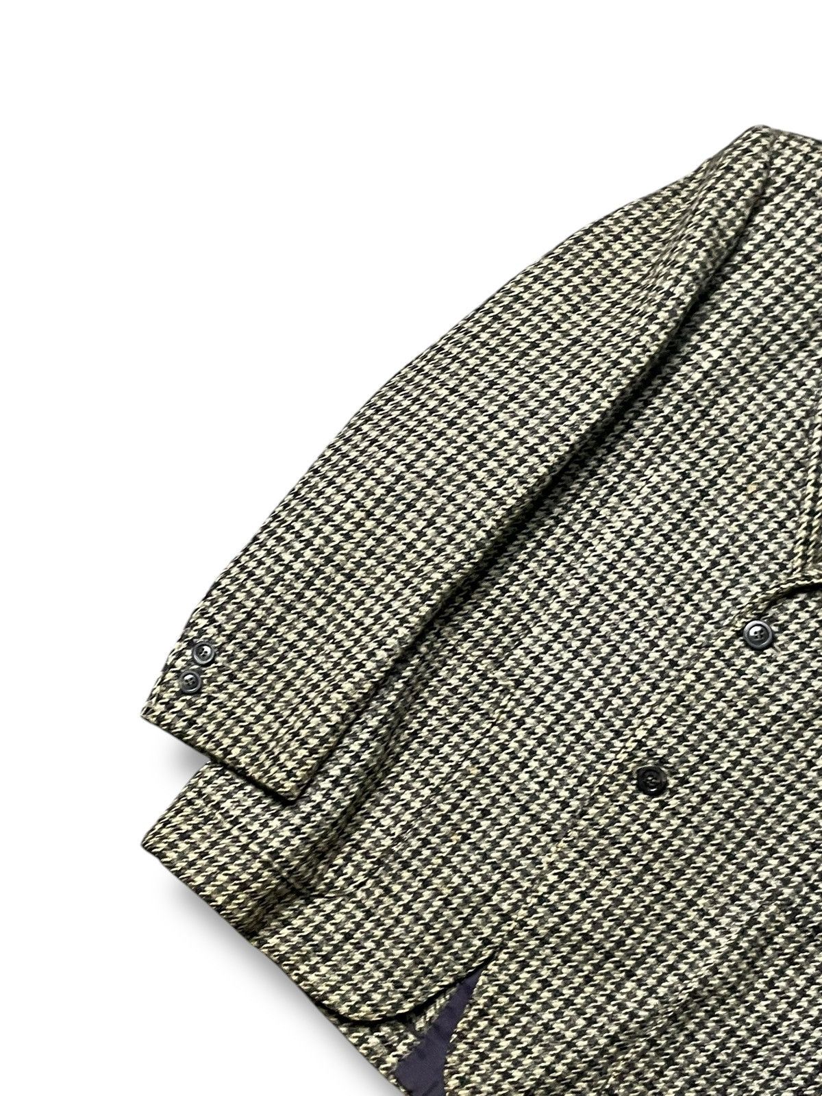 Designer × Japanese Brand × Vintage ALL Billiken Brand Houndstooth Wool Coat (59) Size US XS / EU 42 / 0 - 4 Thumbnail