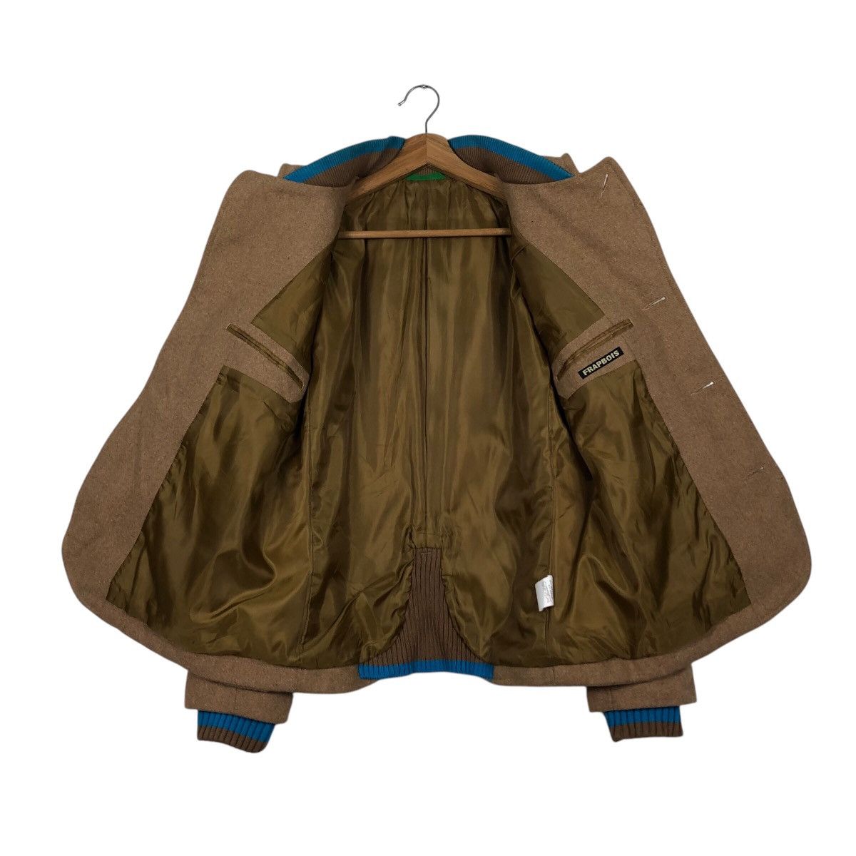 Issey Miyake 📌Vintage Wool Jacket Cropped Frapbois Issey Miyake Size US M / EU 48-50 / 2 - 14 Thumbnail