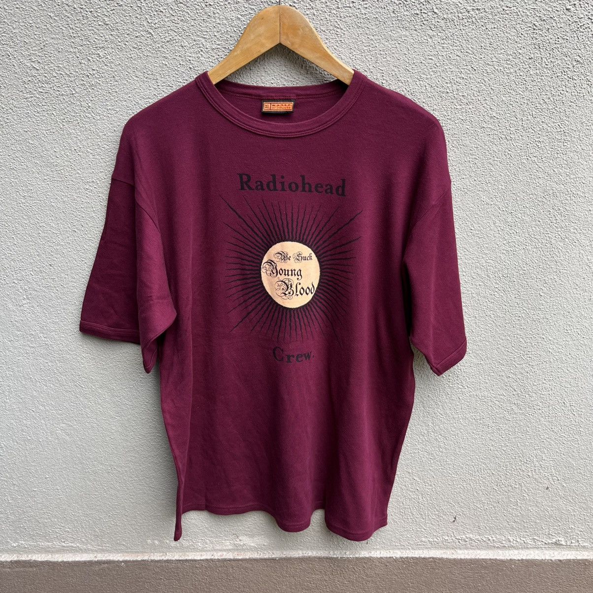 Band Tees Vintage RADIOHEAD band crew tee by waste Size US L / EU 52-54 / 3 - 1 Thumbnail