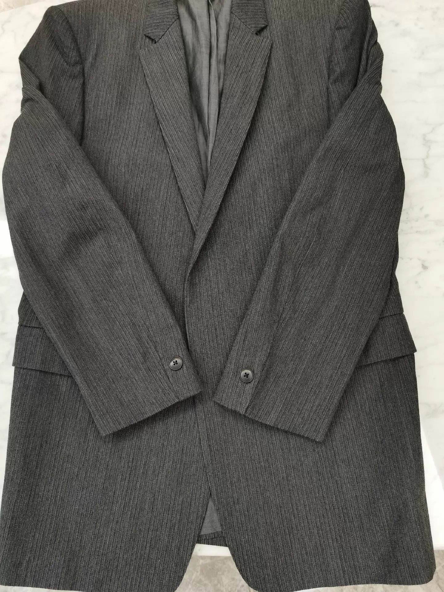 Deepti Deepti Barth Dark Avant-Garde Long Blazer 52 Size 52R - 7 Thumbnail
