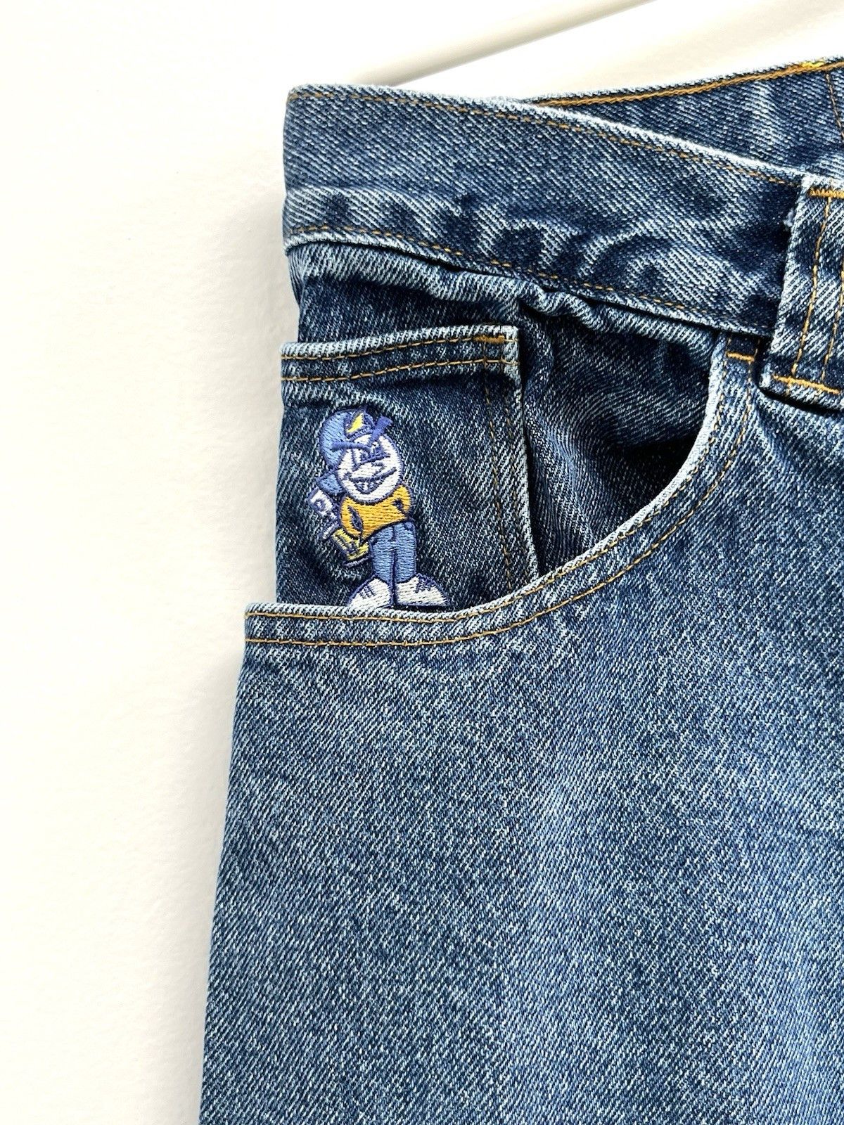 Polar Skate Co. Polar Skate Co '93 Denim Baggy Jeans 34x34 Blue Denim Skate Size US 34 / EU 50 - 3 Thumbnail