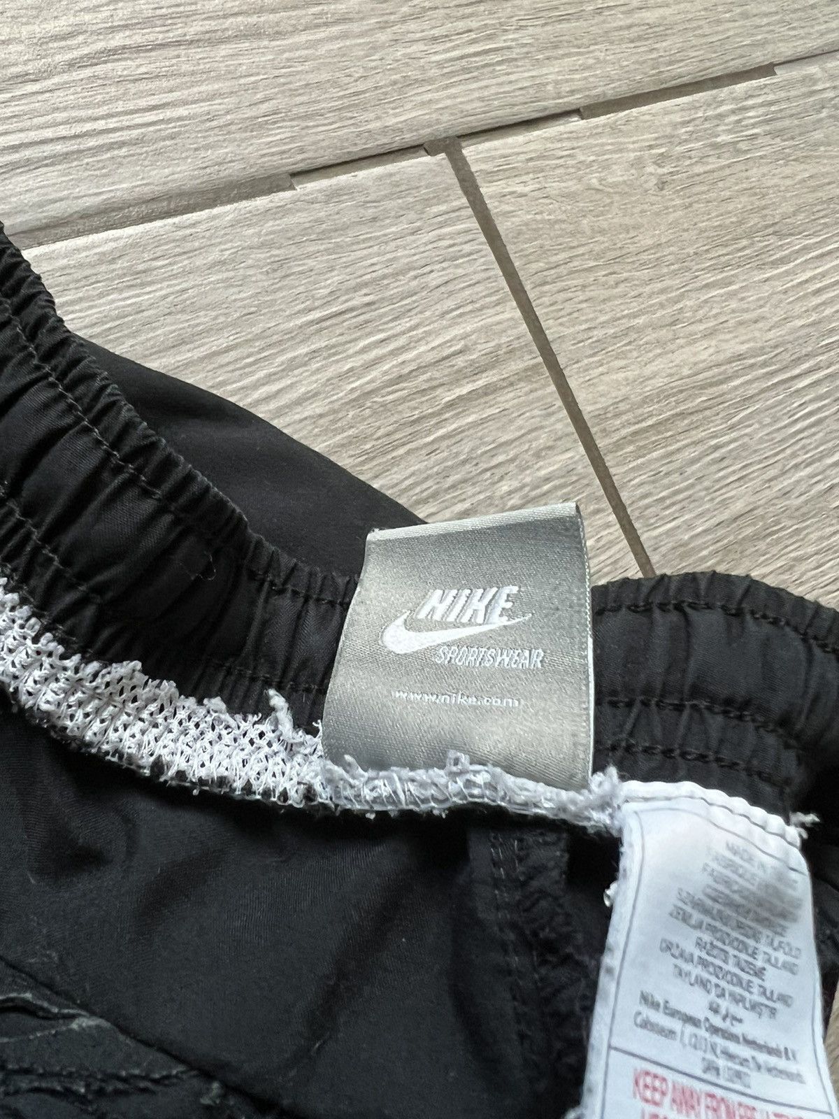 Nike Nike Vintage Shorts 90s Y2K Drill Black Size US 32 / EU 48 - 7 Thumbnail